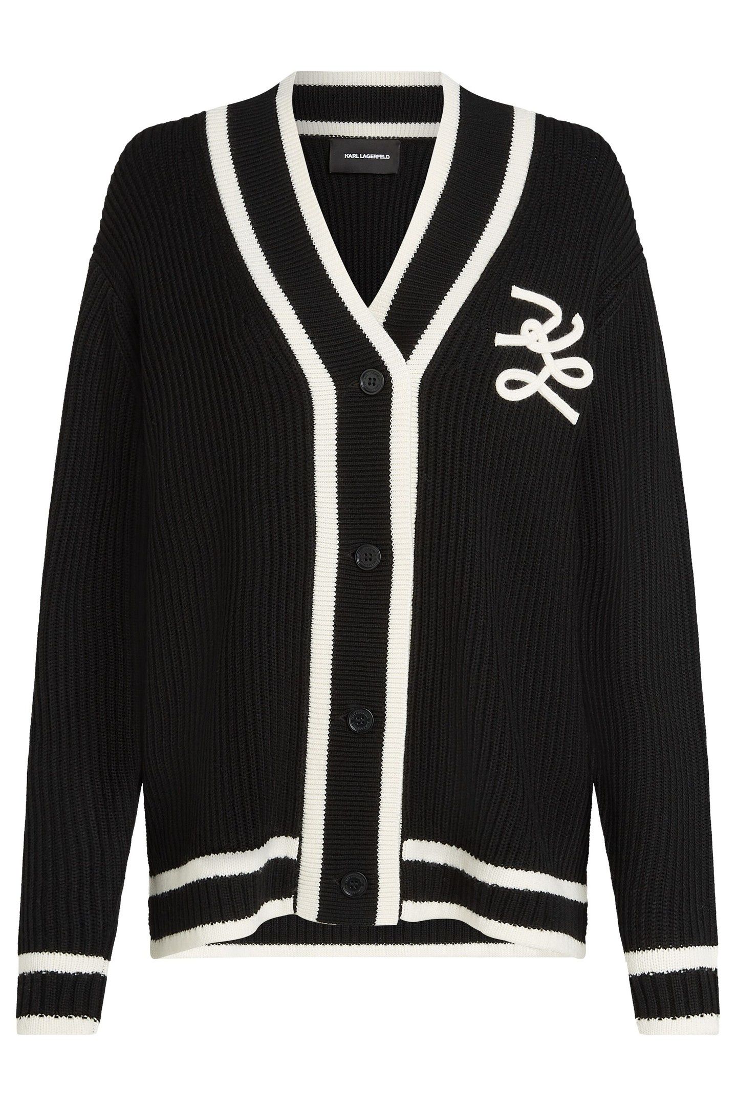 SOUTACHE AUTOGRAPH CARDIGAN BLACK 4