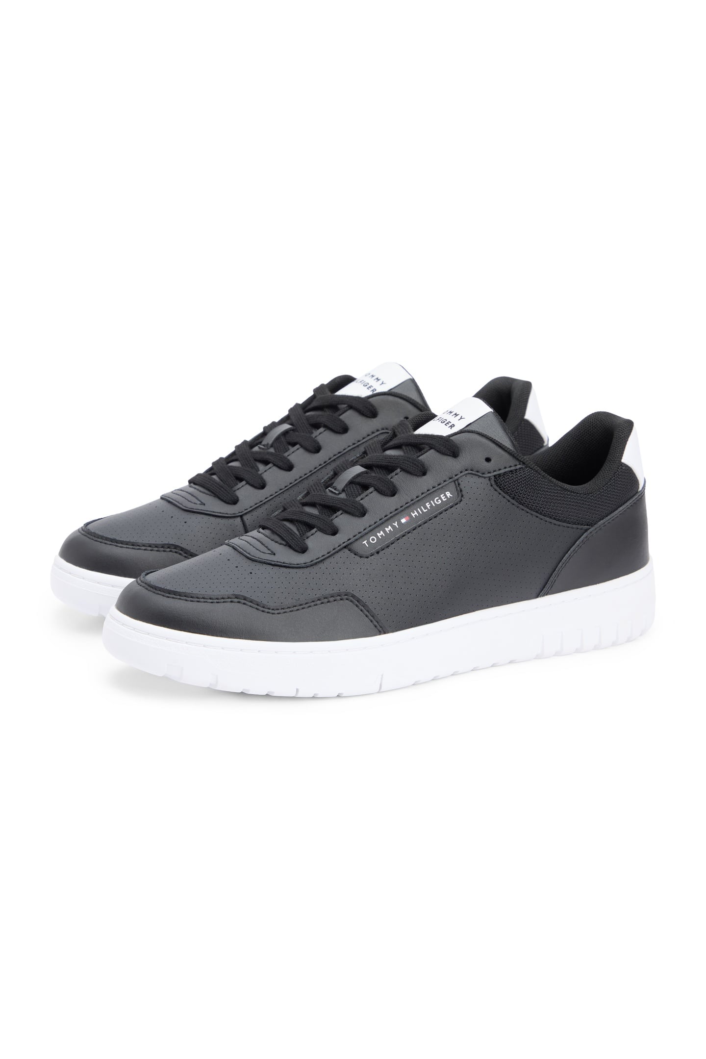 BASKET CORE LITE LEATHER SHOES BLACK 3