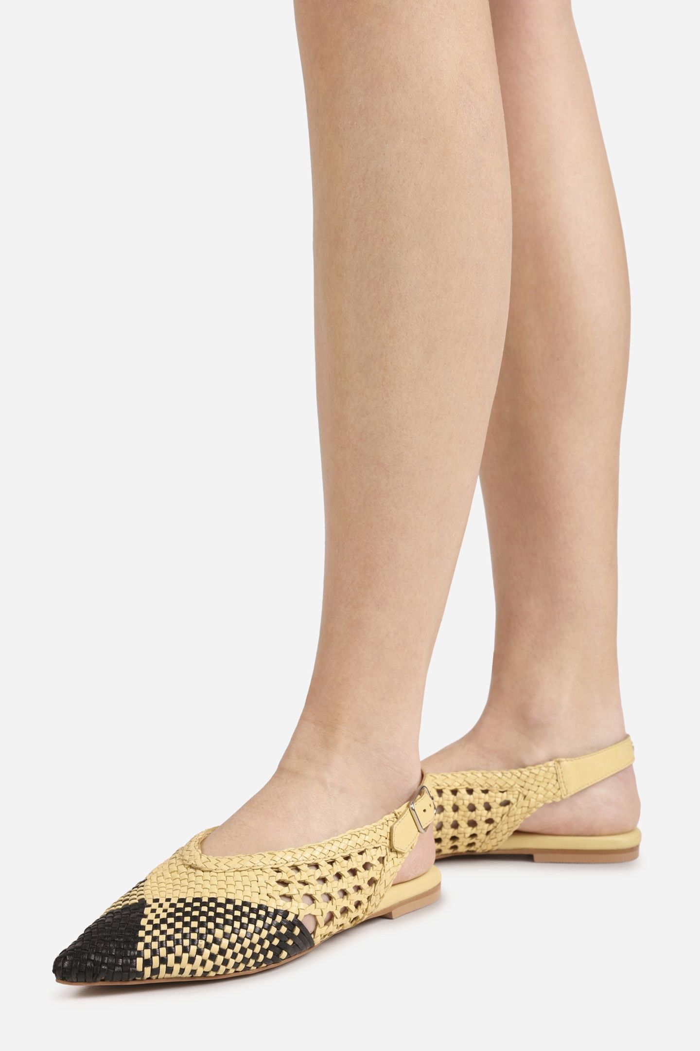 AMME-LINE LOW SHOE BUTTER YELLOW/BLACK 4