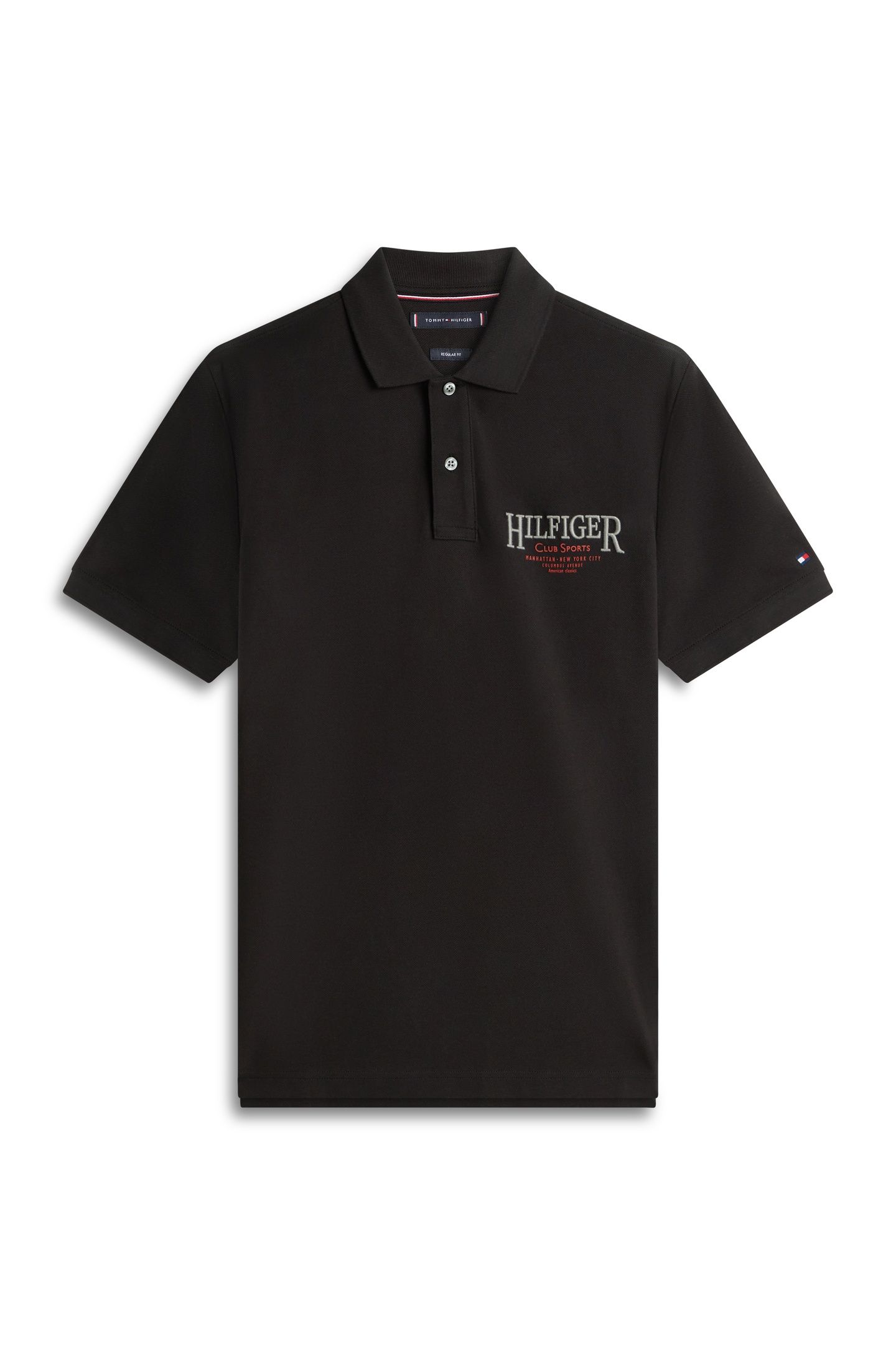 LEFT CHEST GRAPHIC POLO BLACK 4
