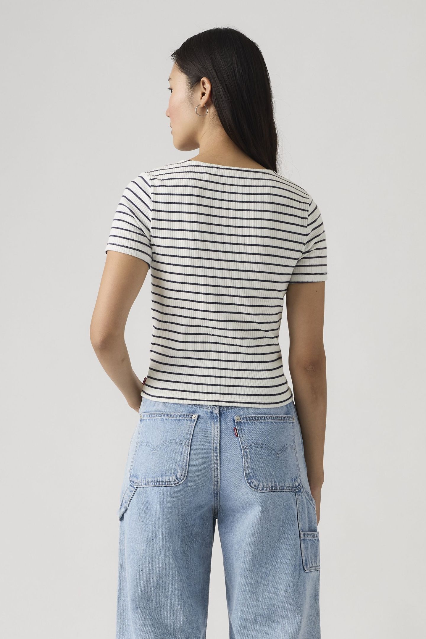 MUSE SS TEE PENELOPE STRIPE PEACOAT STRI 3