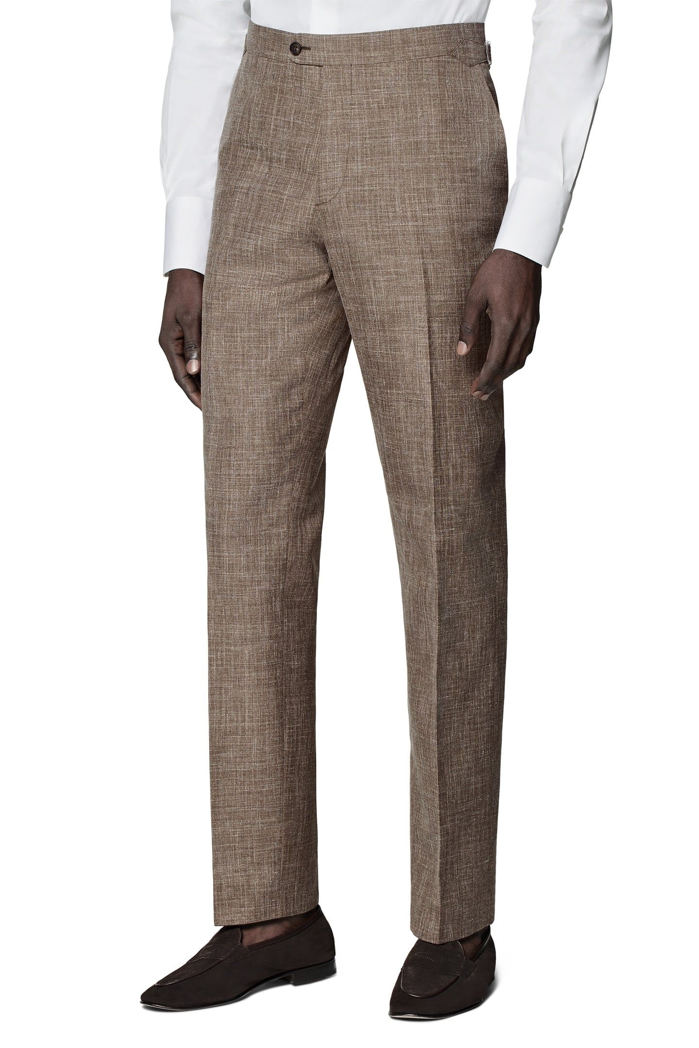 HAVANA-MID BROWN-WOOL SILK LINEN NESTED SUITS MID BROWN 2