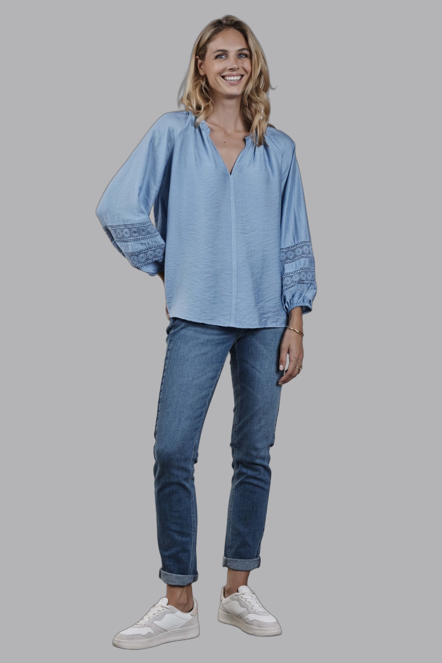 BLOUSE SOLEIL PLACID BLUE 2