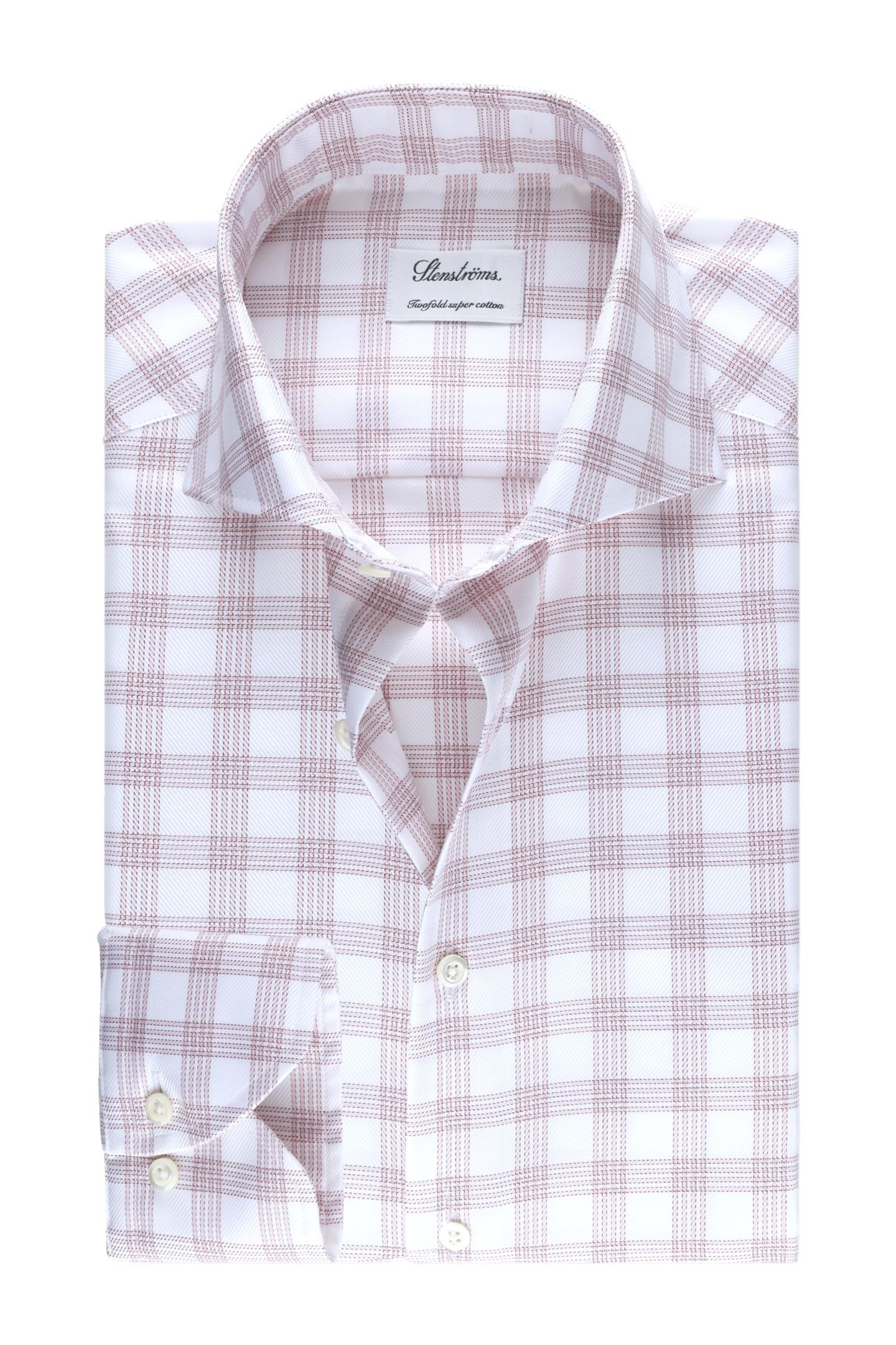 FITTED BODY/11, RC CUFF LIGHT PINK CHECK 1