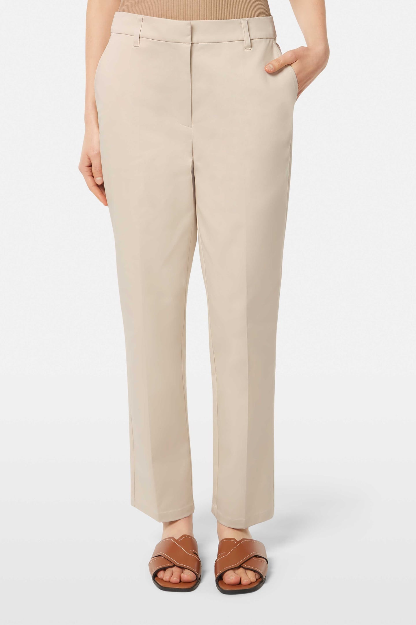 ABOTT - MID RISE TAPERED CHINO LINEN 1