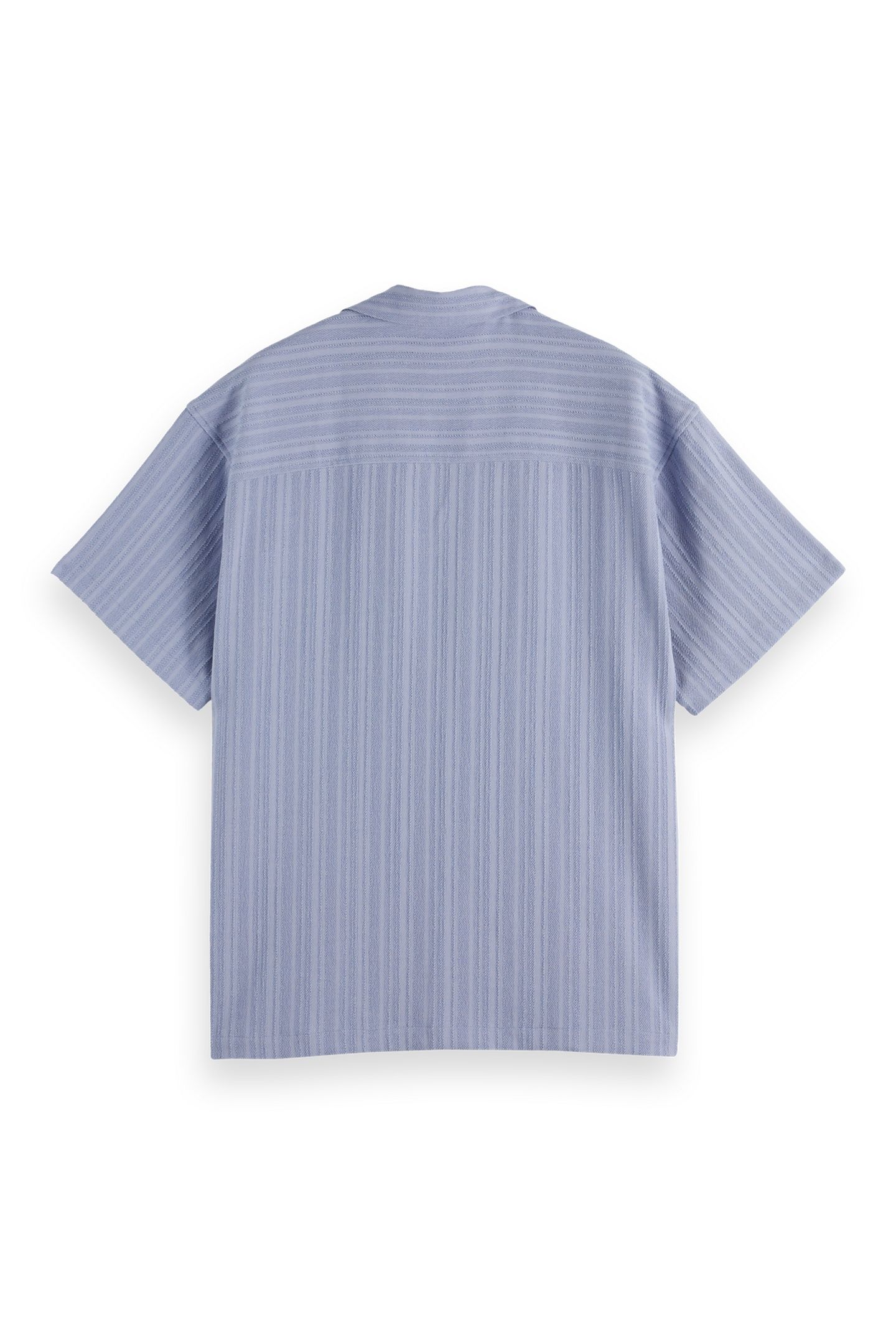 TONAL-STRIPED SHORT-SLEEVED SHIRT LANGUID LAVENDER 2