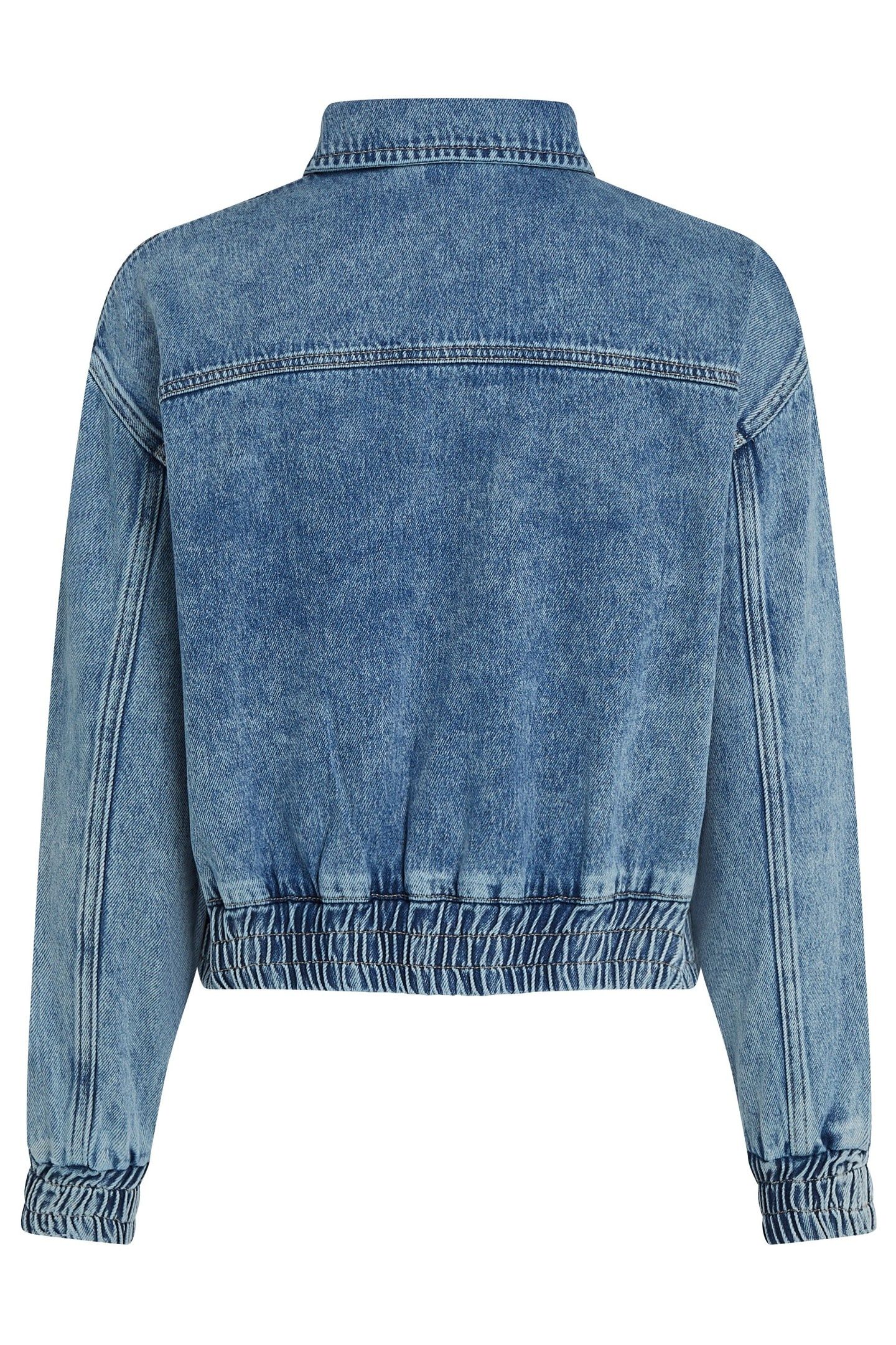 DENIM BOMBER JACKET LIGHT MARBLE BLUE 4