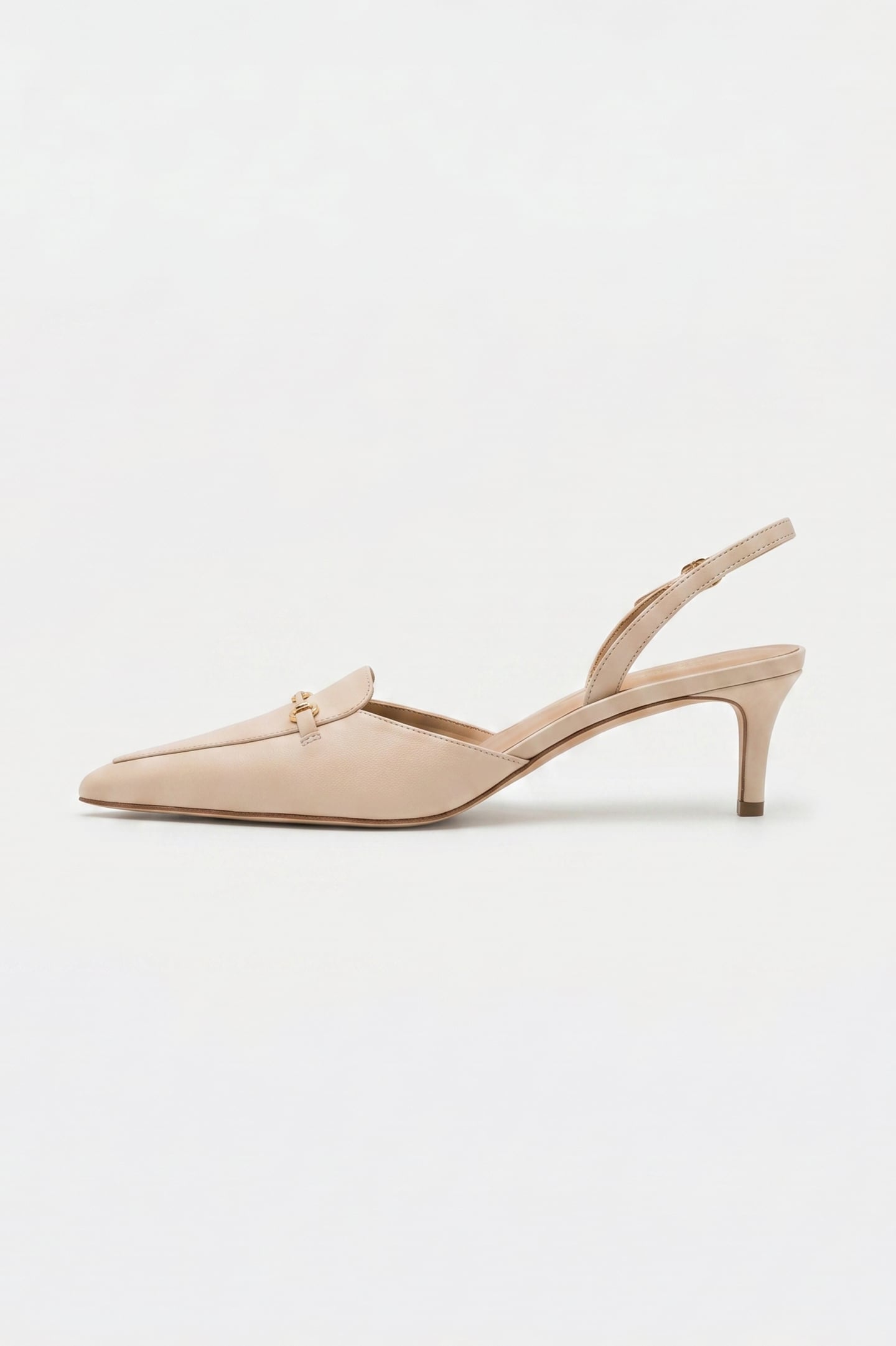 LENA SLING PUMP LIGHT CREAM 2