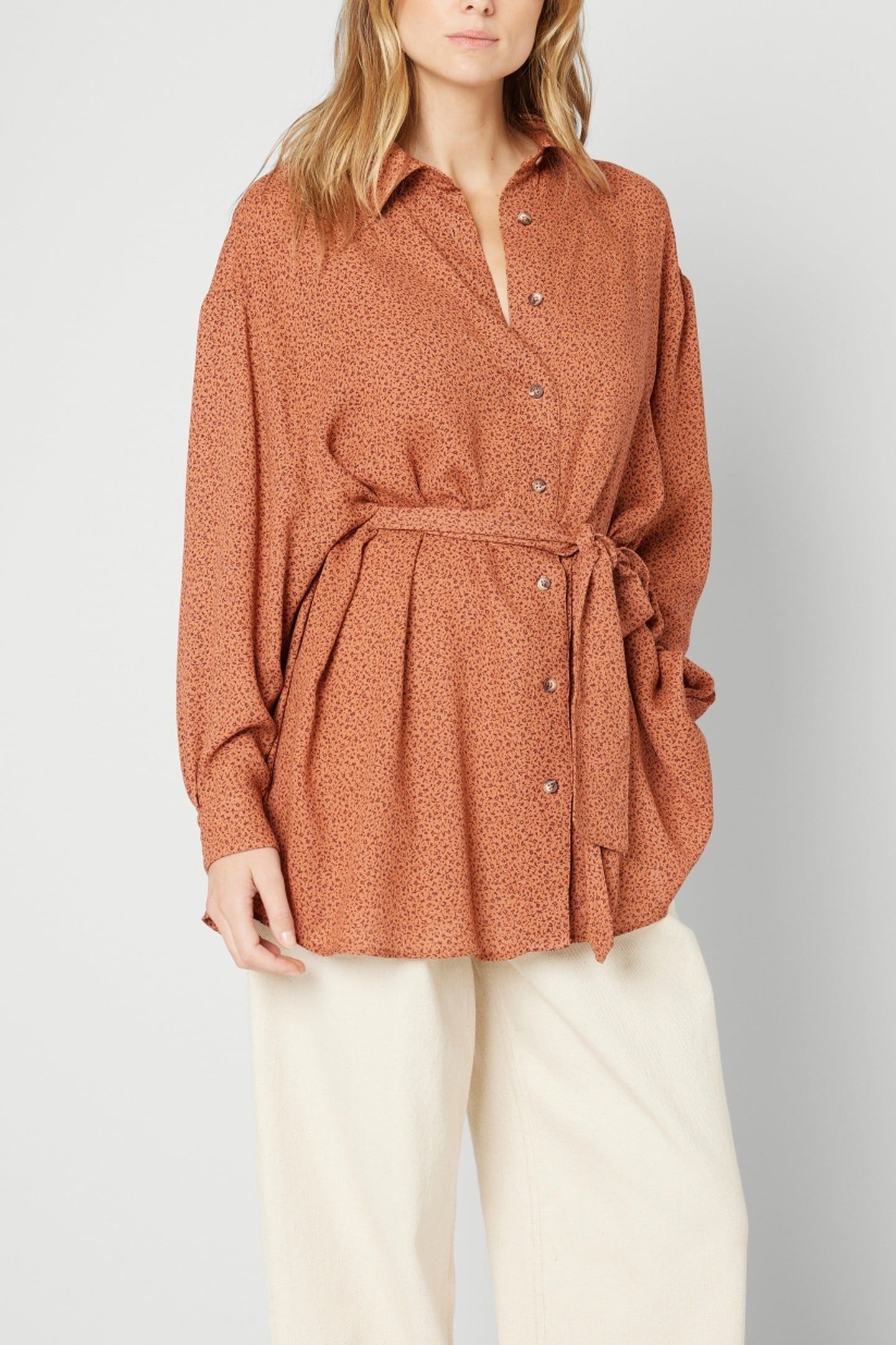 AZULAY SHIRT DOUCETTE BEIGE 2