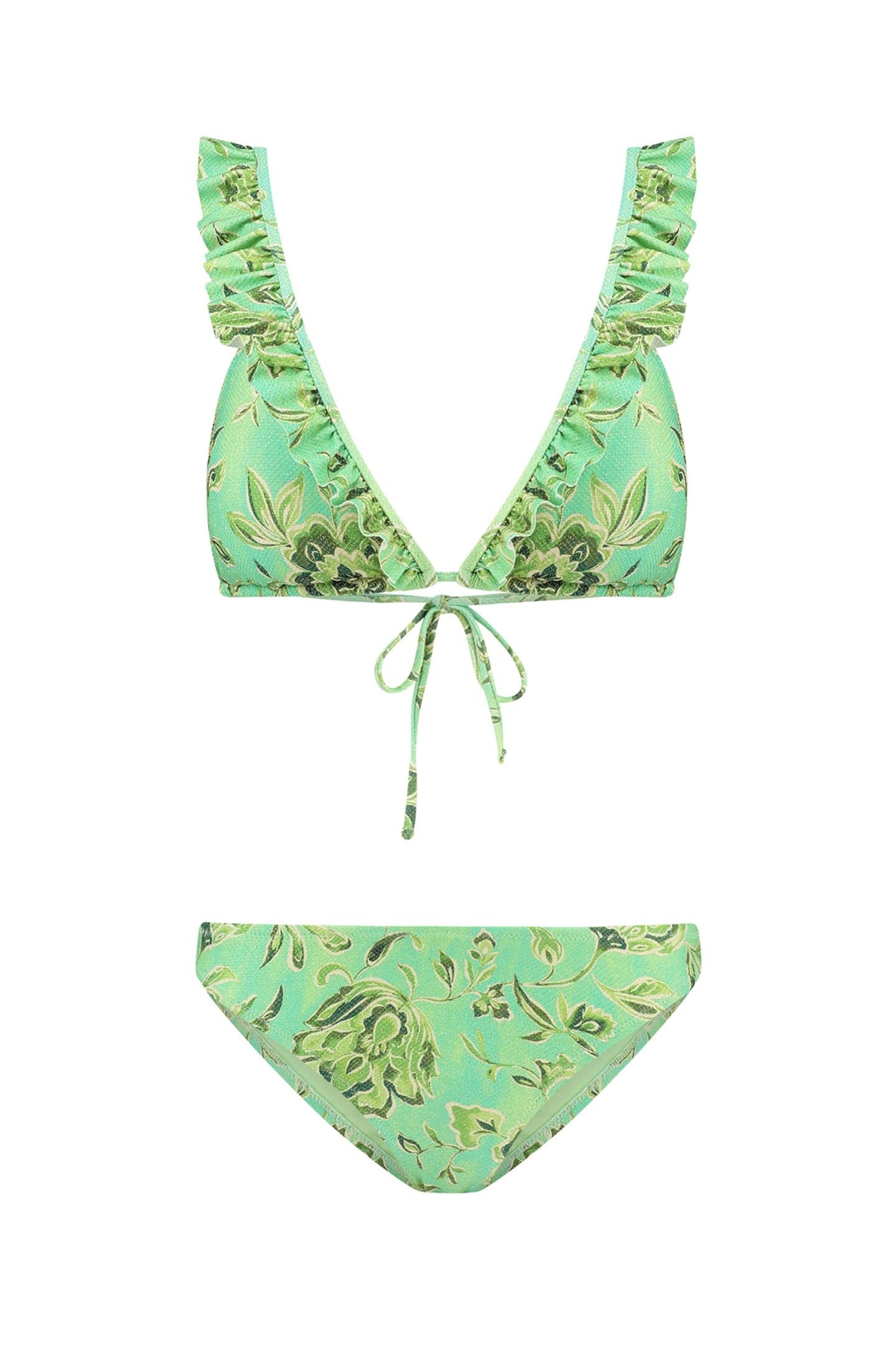 BOBBY BIKINI SET BOTANIC GREEN BOTANIC PASSIFLORA 5