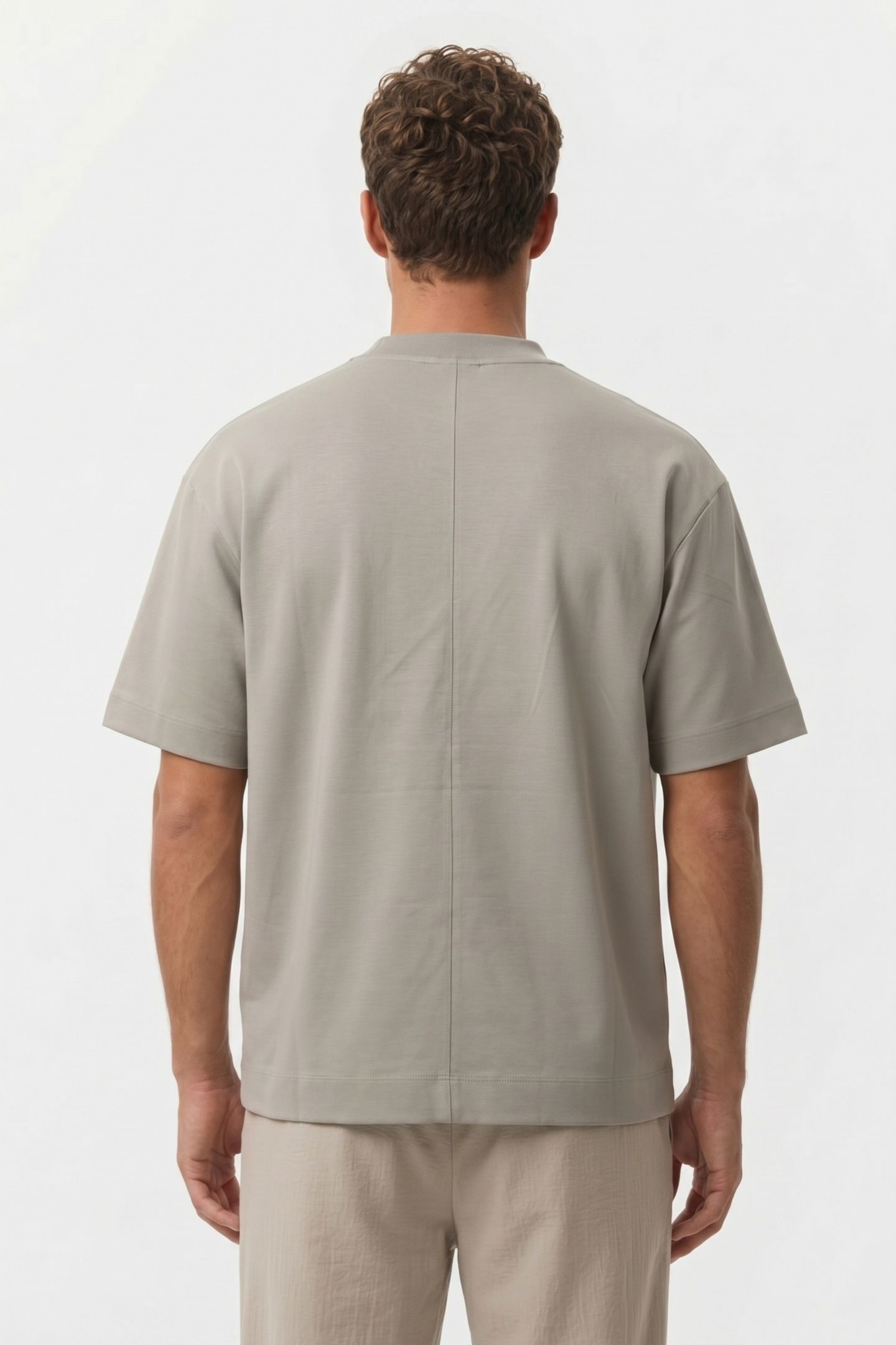 SS RELAXED PREMIUM INTERLOCK TEE FOREST FOG 2
