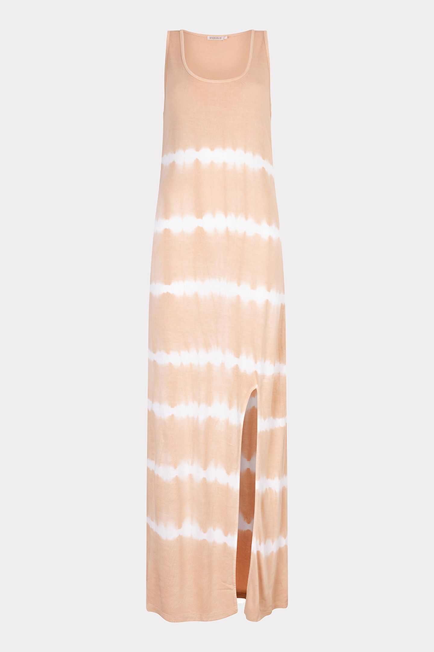 DRESS LONG SPLIT TIE DYE SAND 5