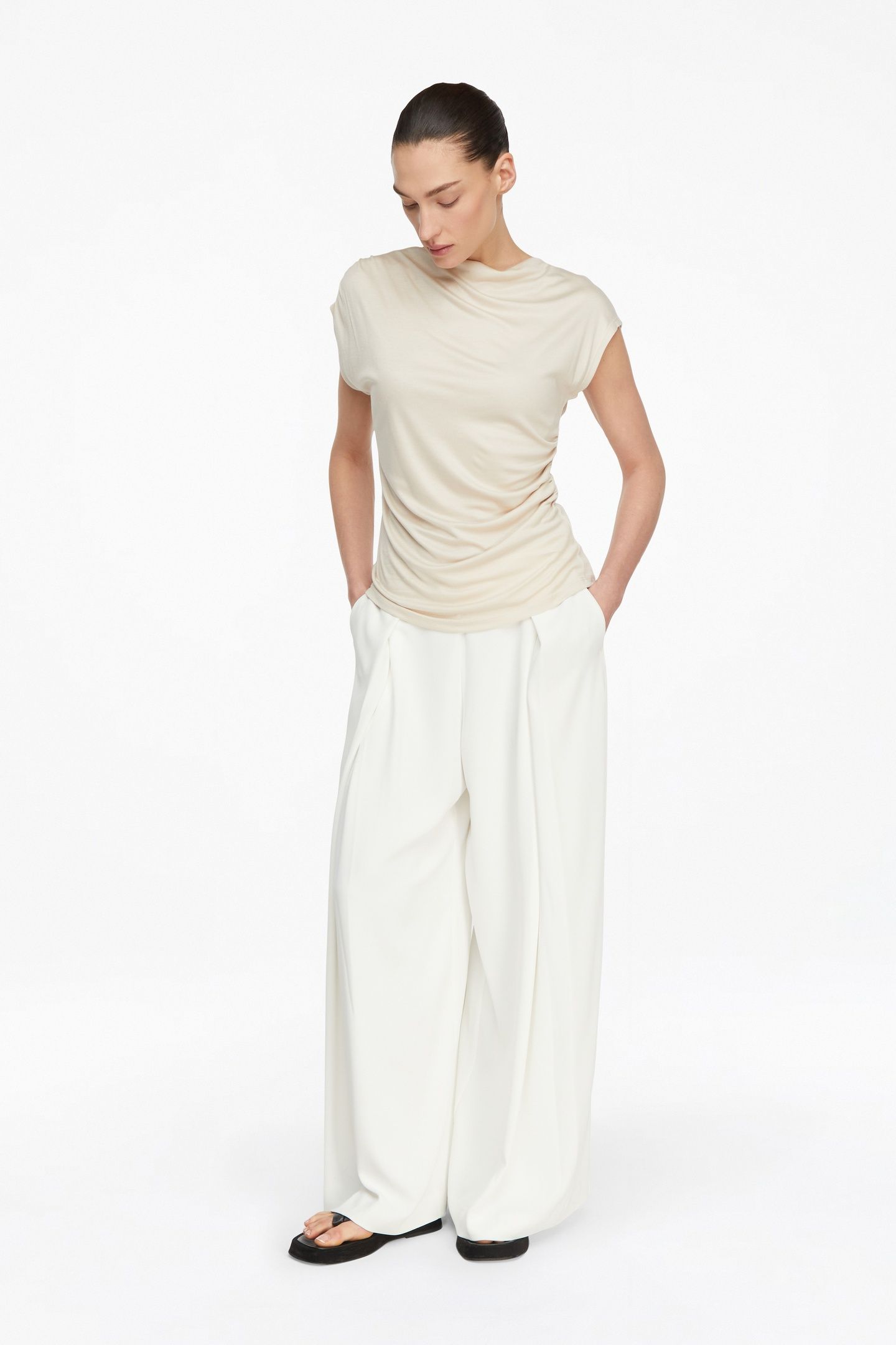 COMMA T-SHIRTS BEIGE 3