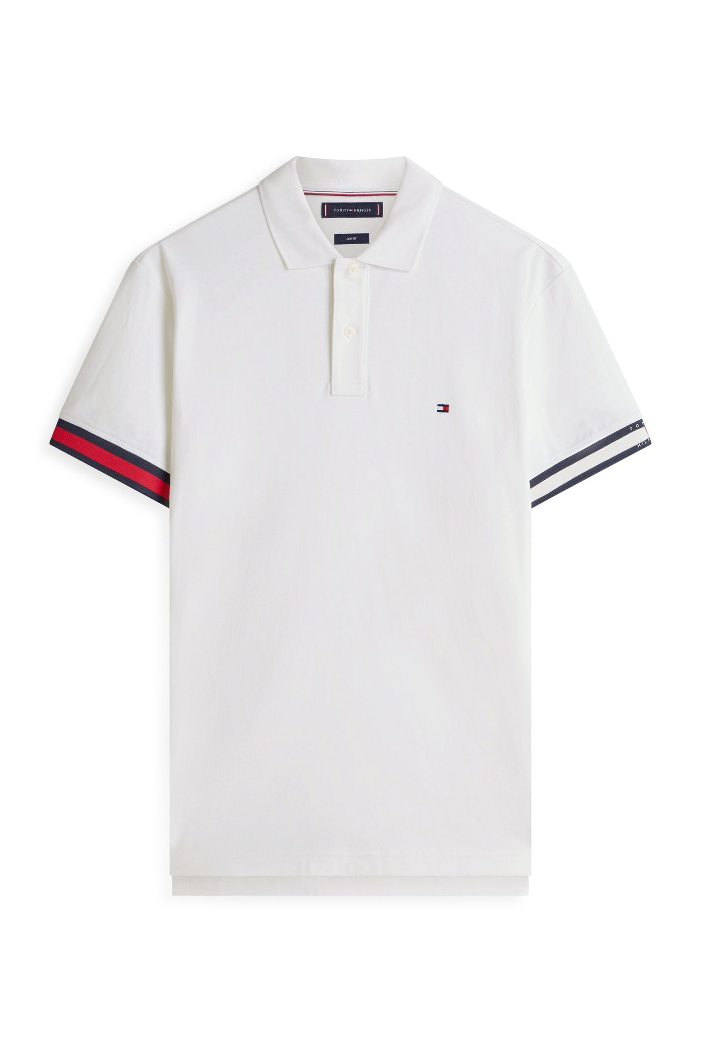 RWB CUFF LIQUID COTTON POLO WHITE 4