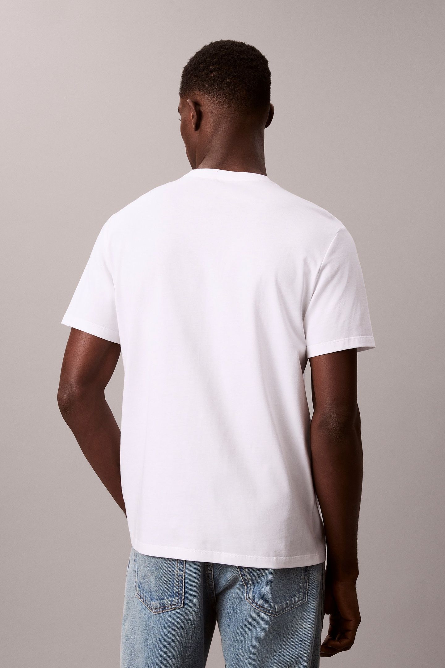 SS 20S CALVIN GRAPHIC TEE BRILLIANT WHITE 3