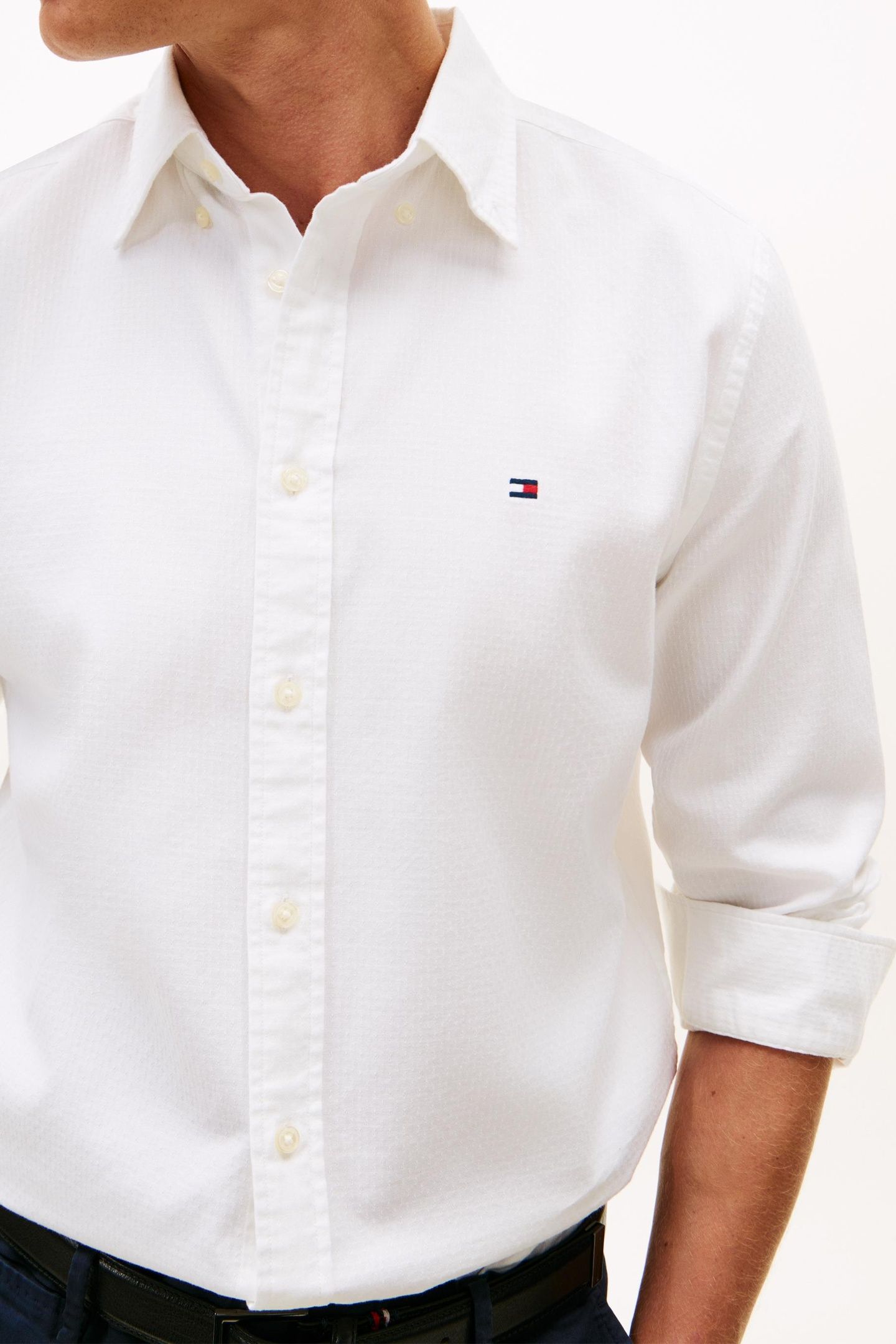 FLEX DOBBY SF SHIRT WHITE 5