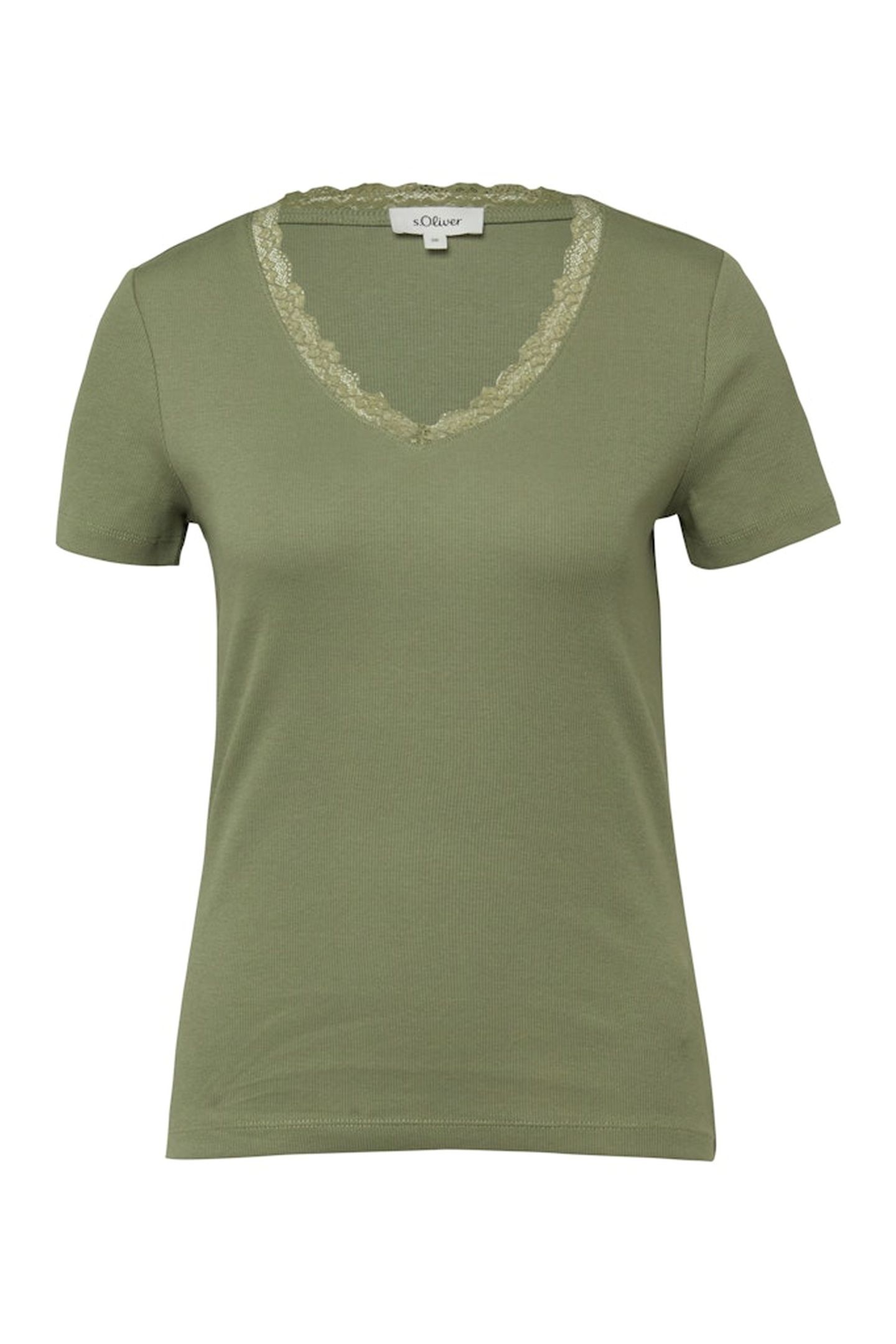 S.OLIVER T-SHIRTS ARMY GREEN 7