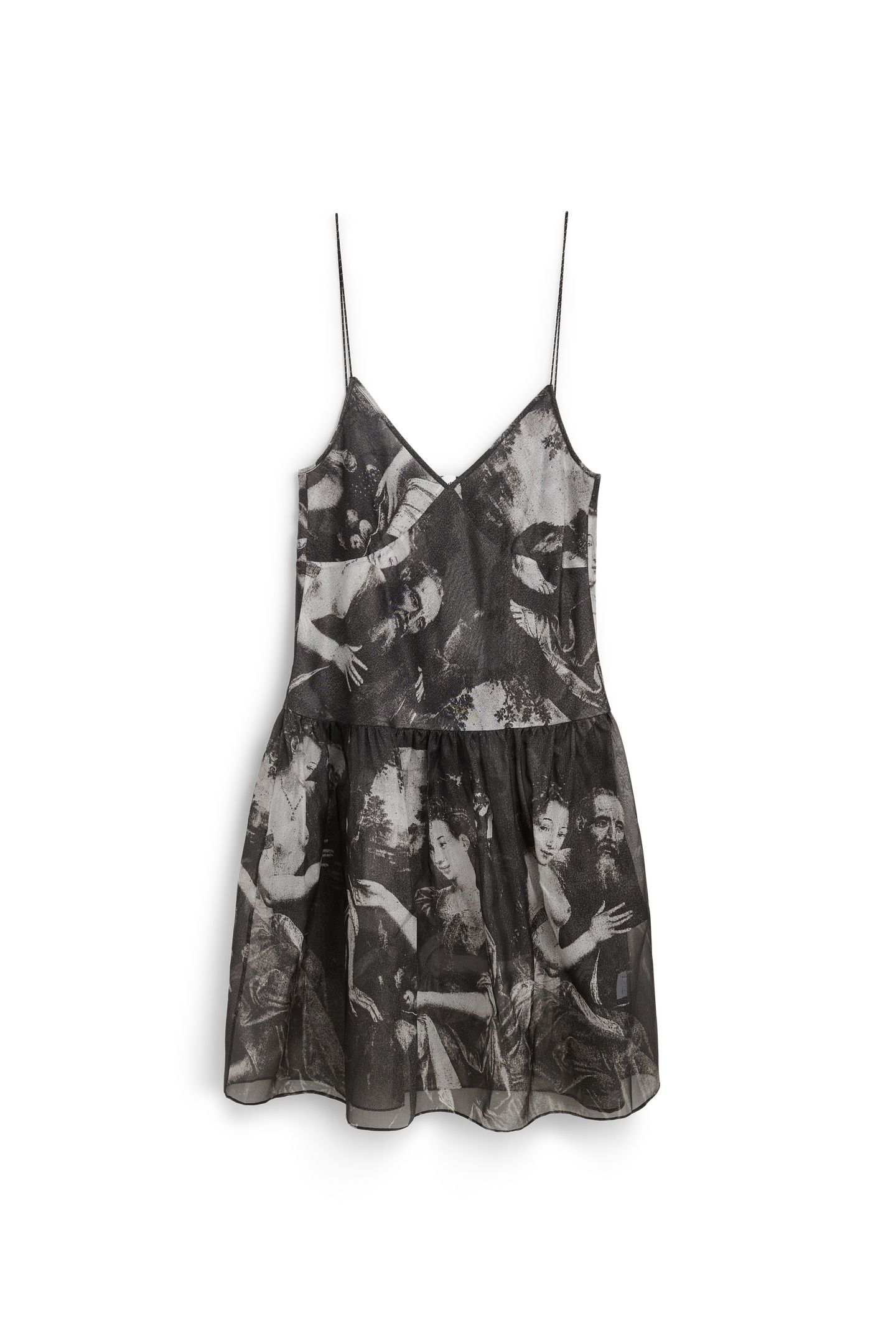 TANYA DRESS BLACK AOP 5