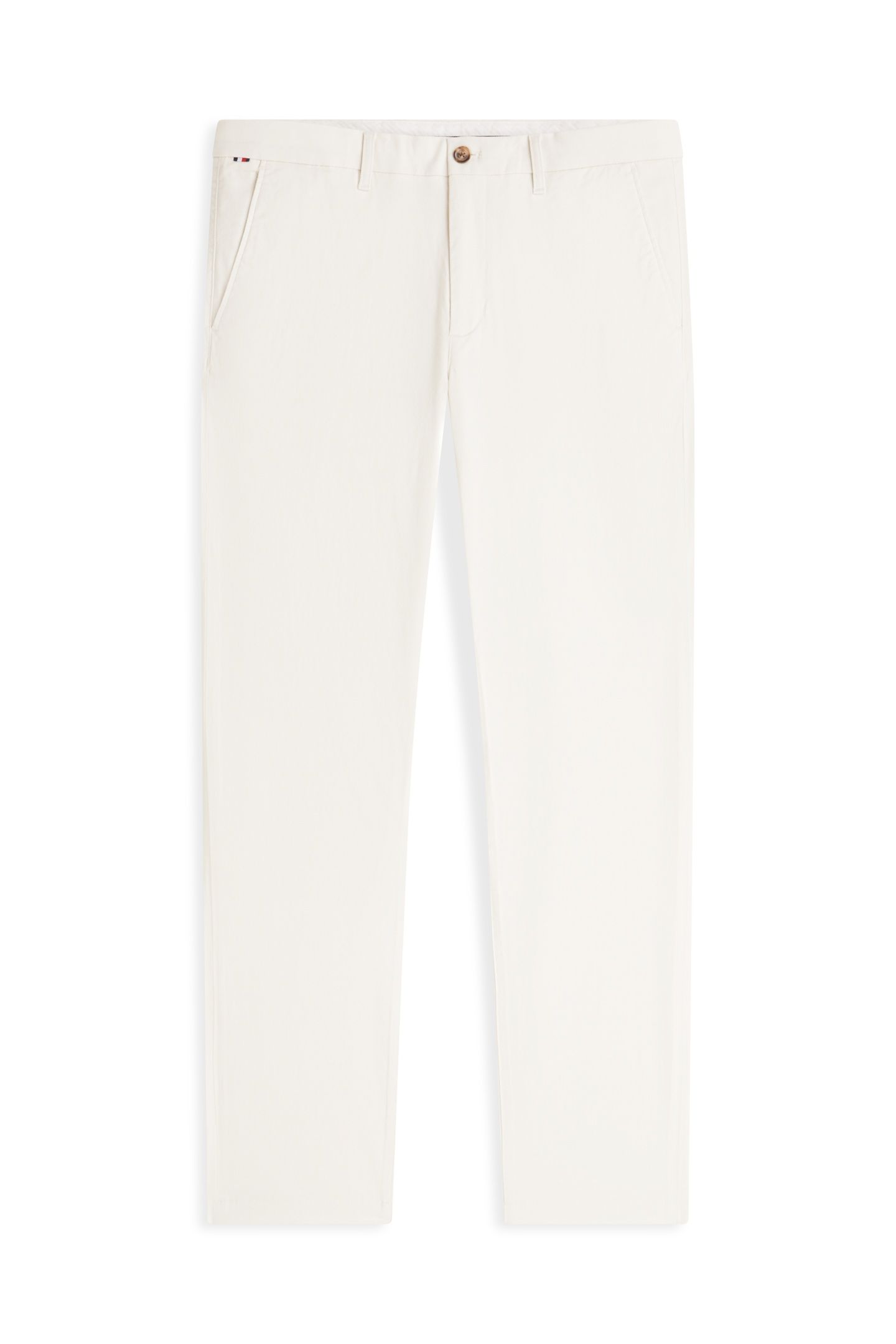 DENTON PRINTED STRUCTURED CHINO IVORY PETAL 4