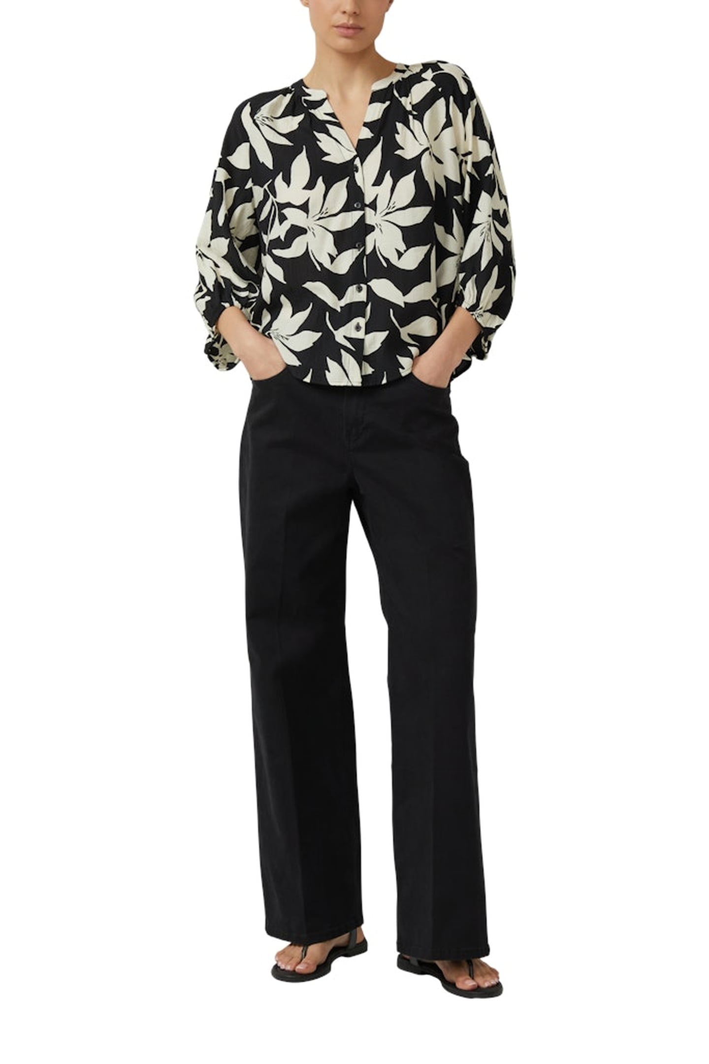 S.OLIVER BLOUSES BLACK 2