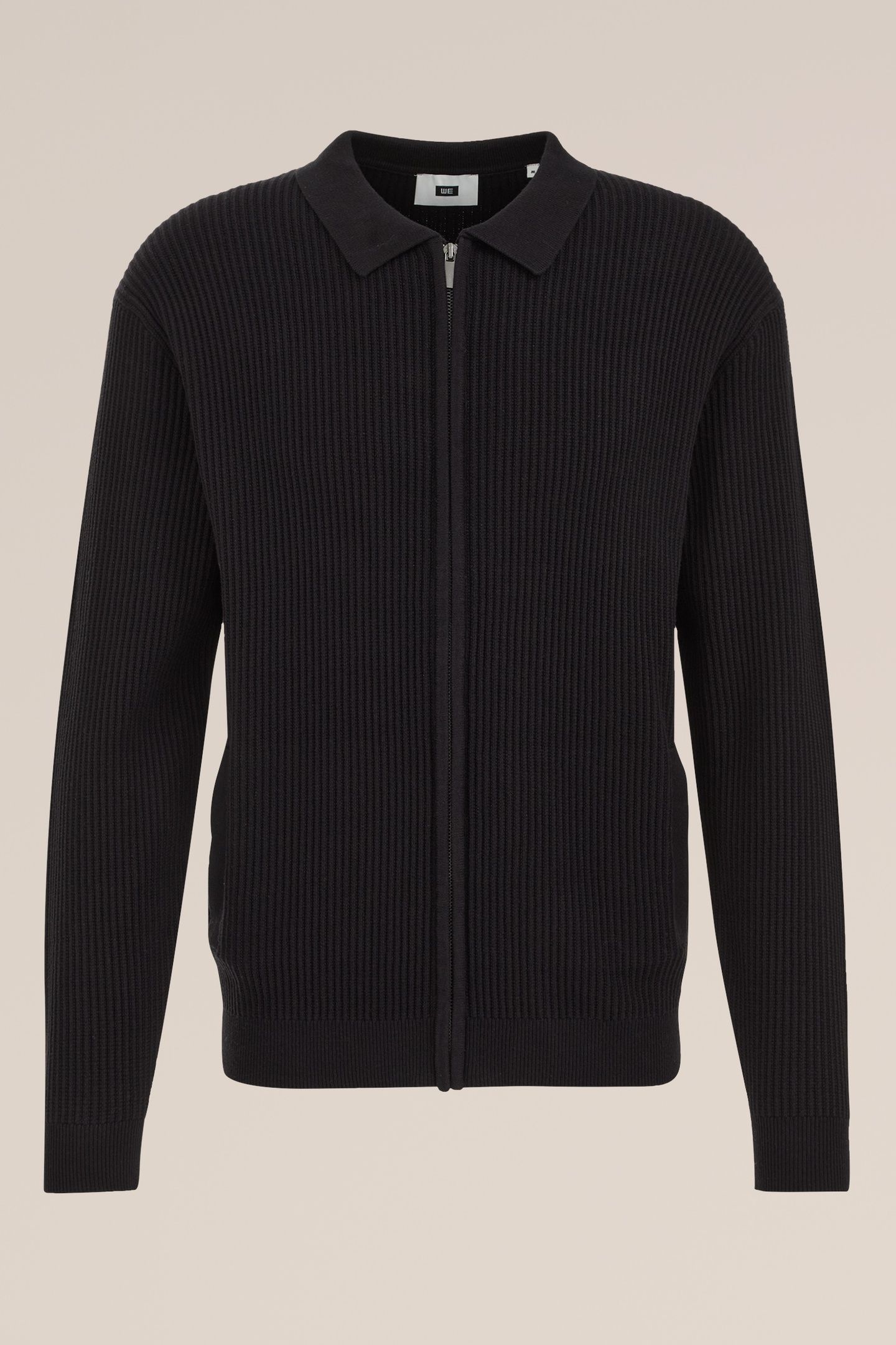CARDIGAN WITH ZIPPER BLACK 4