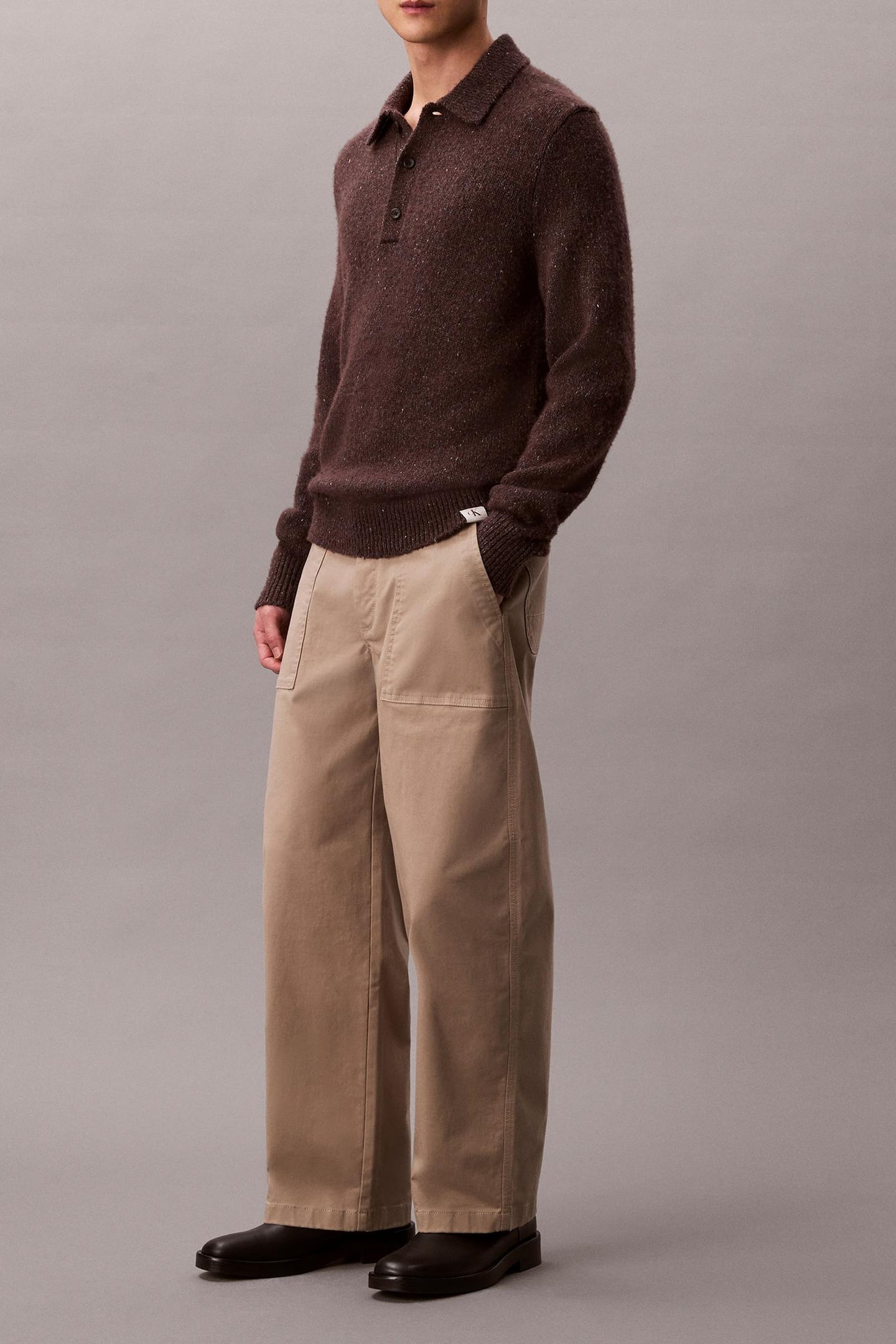 BARREL UTILITY COTTON PANTS VINTAGE KHAKI 2