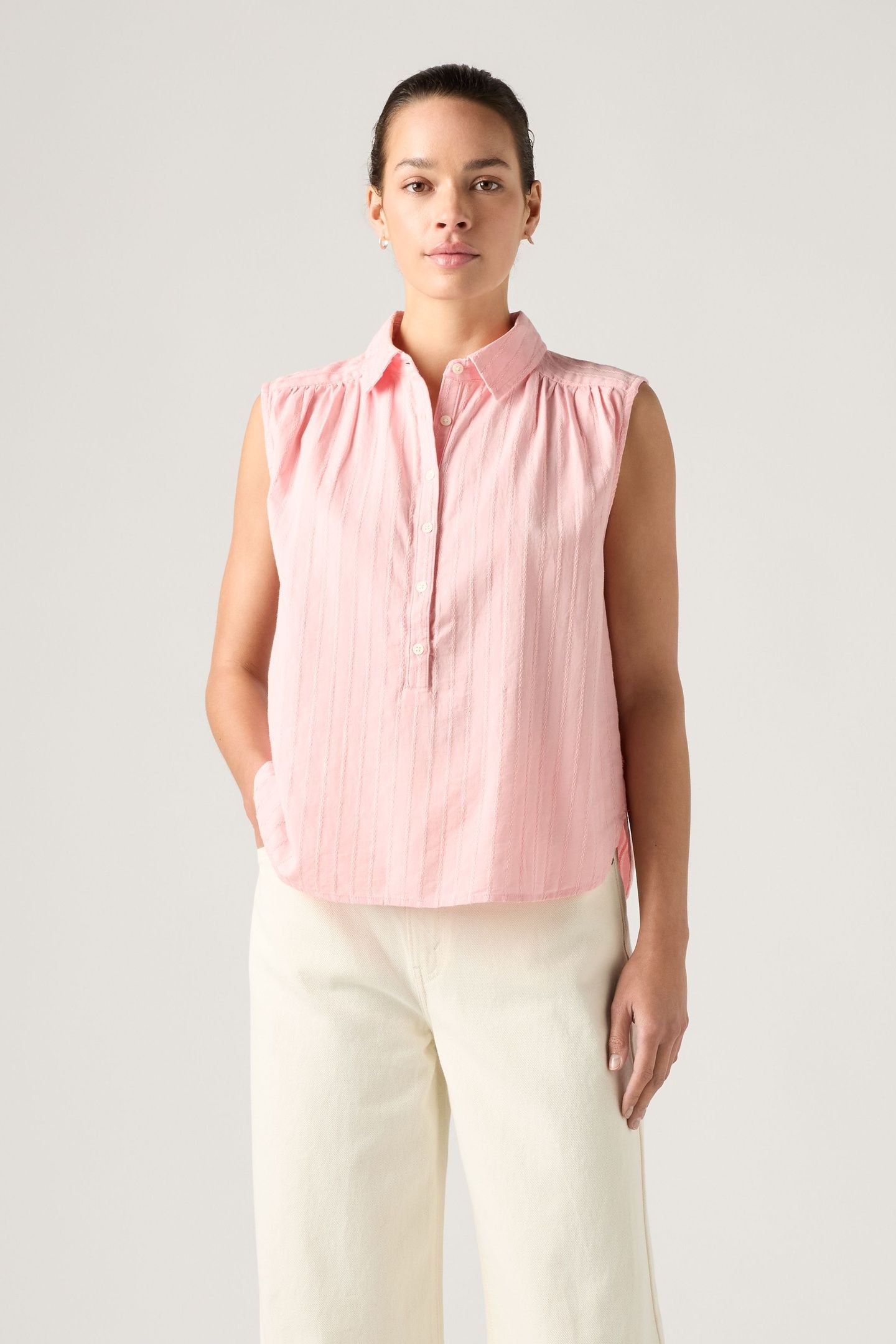 LONDYN SHORT SLEEVE POPOVER TOP 1