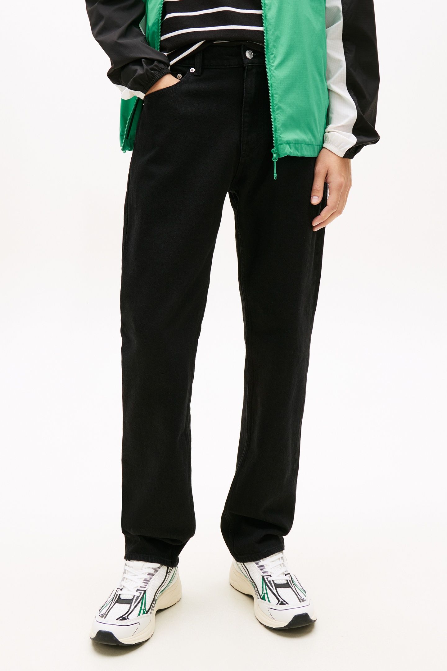 RYAN SLIM STRAIGHT JEANS DENIM BLACK 1