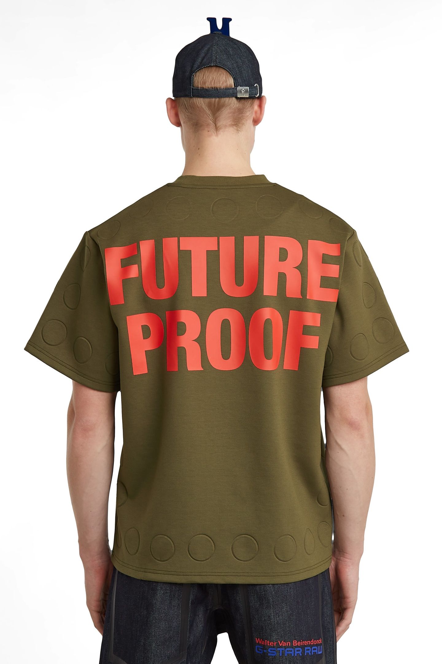 GSXWVB OVERSIZED BOXY TEE ARMY GREEN 2