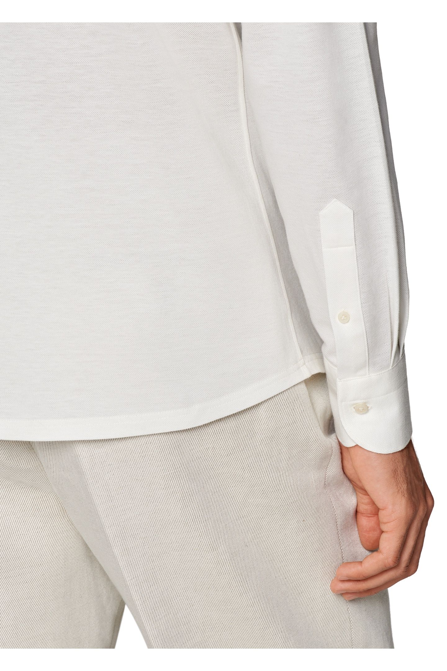 OFF-WHITE KNITTED FULL PLACKET CASUAL SHIRTS OFF-WHITE 8