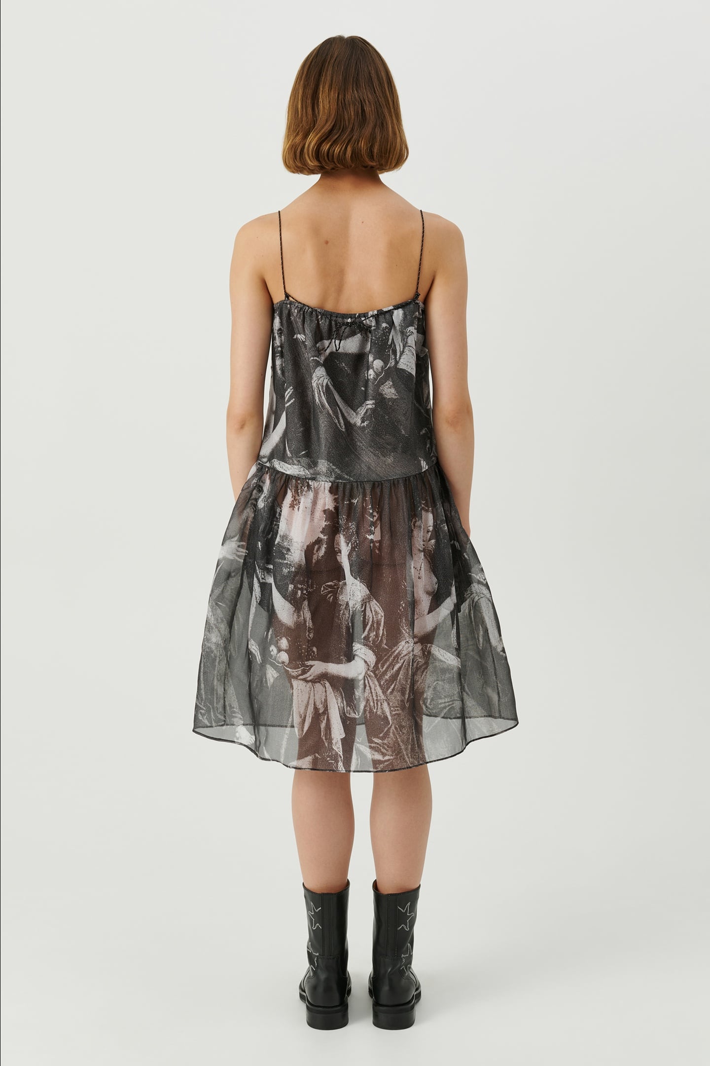 TANYA DRESS BLACK AOP 2