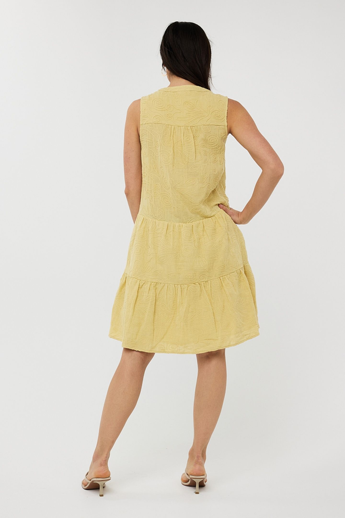 DRESS 3D EMBROIDERY LEMON PIE 3