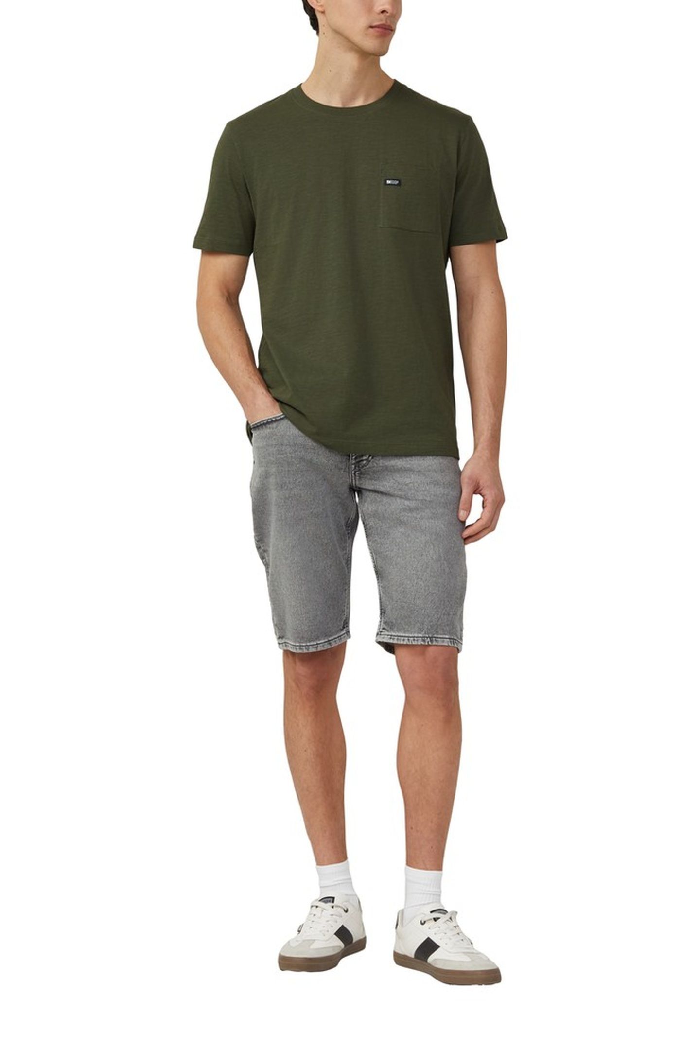 S.OLIVER JEANS SHORTS GREY DENIM 2
