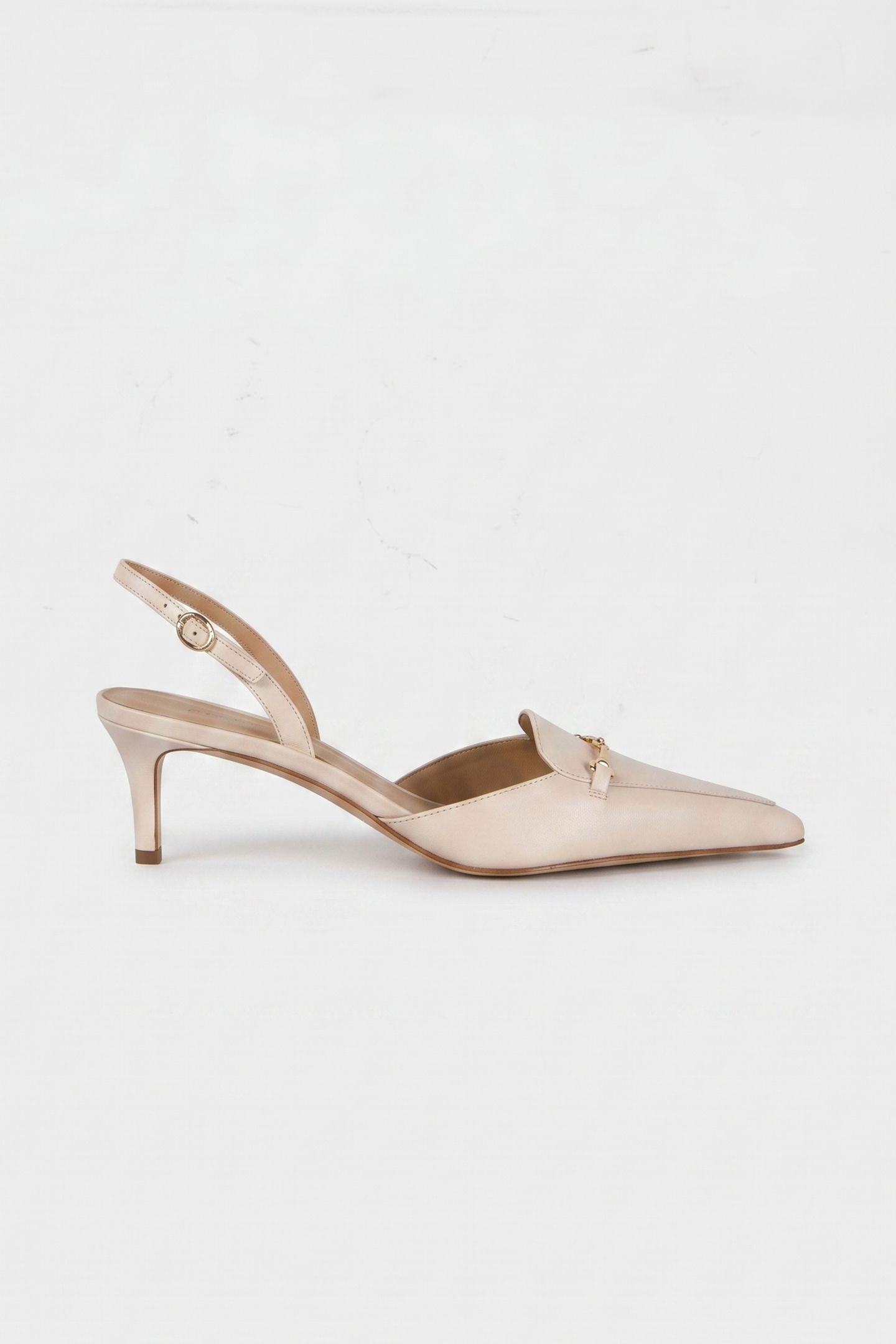 LENA SLING PUMP LIGHT CREAM 1