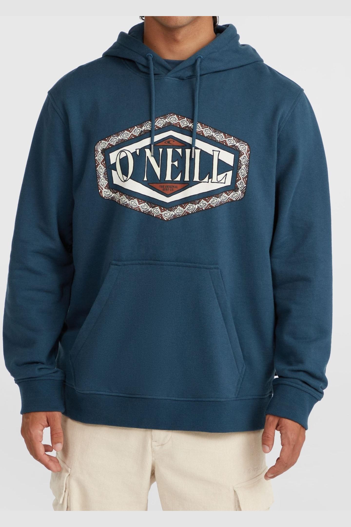 O'NEILL FRONT PRINT HOODIE ALMA STEEL 2