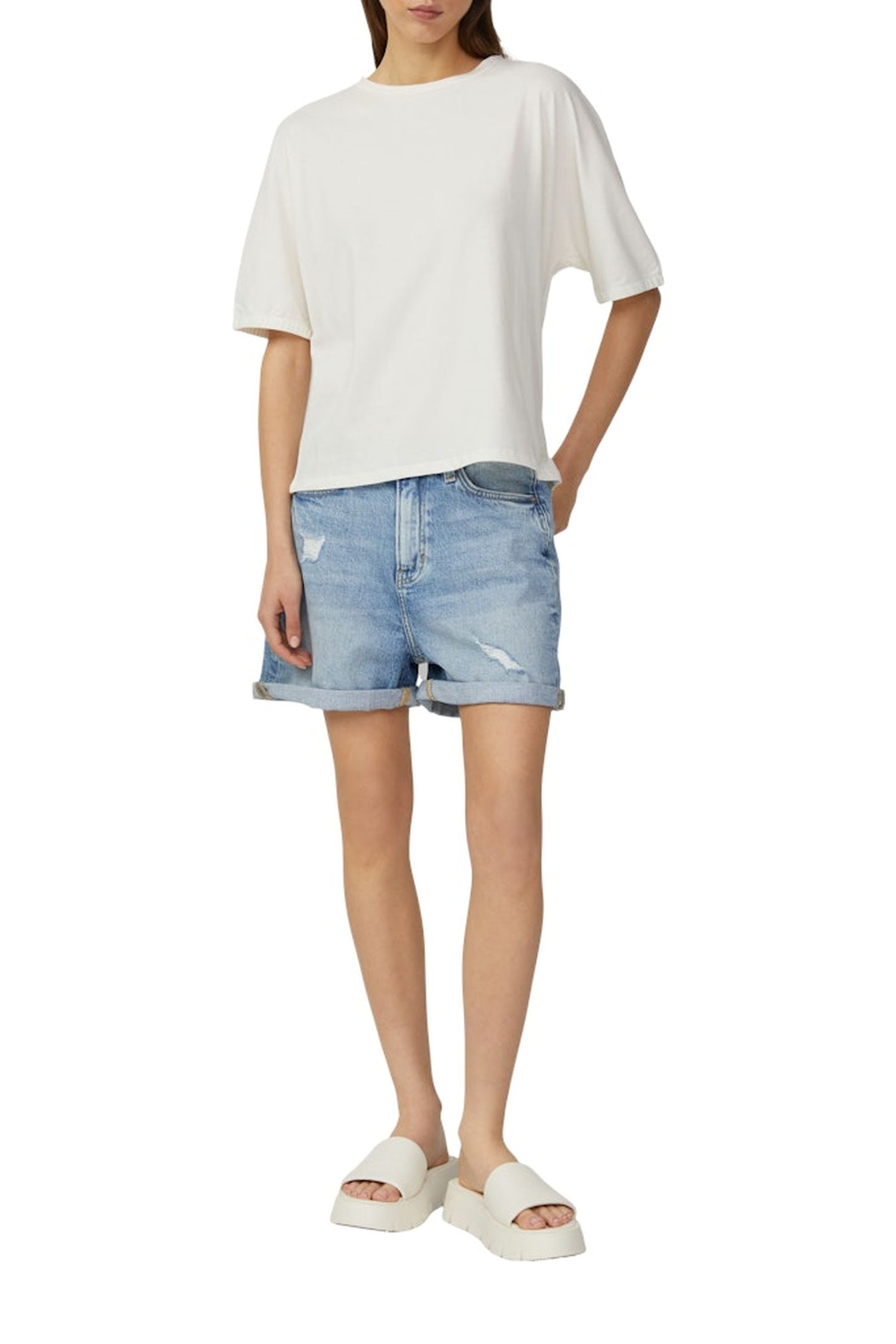 S.OLIVER-QS T-SHIRTS OFFWHITE 1