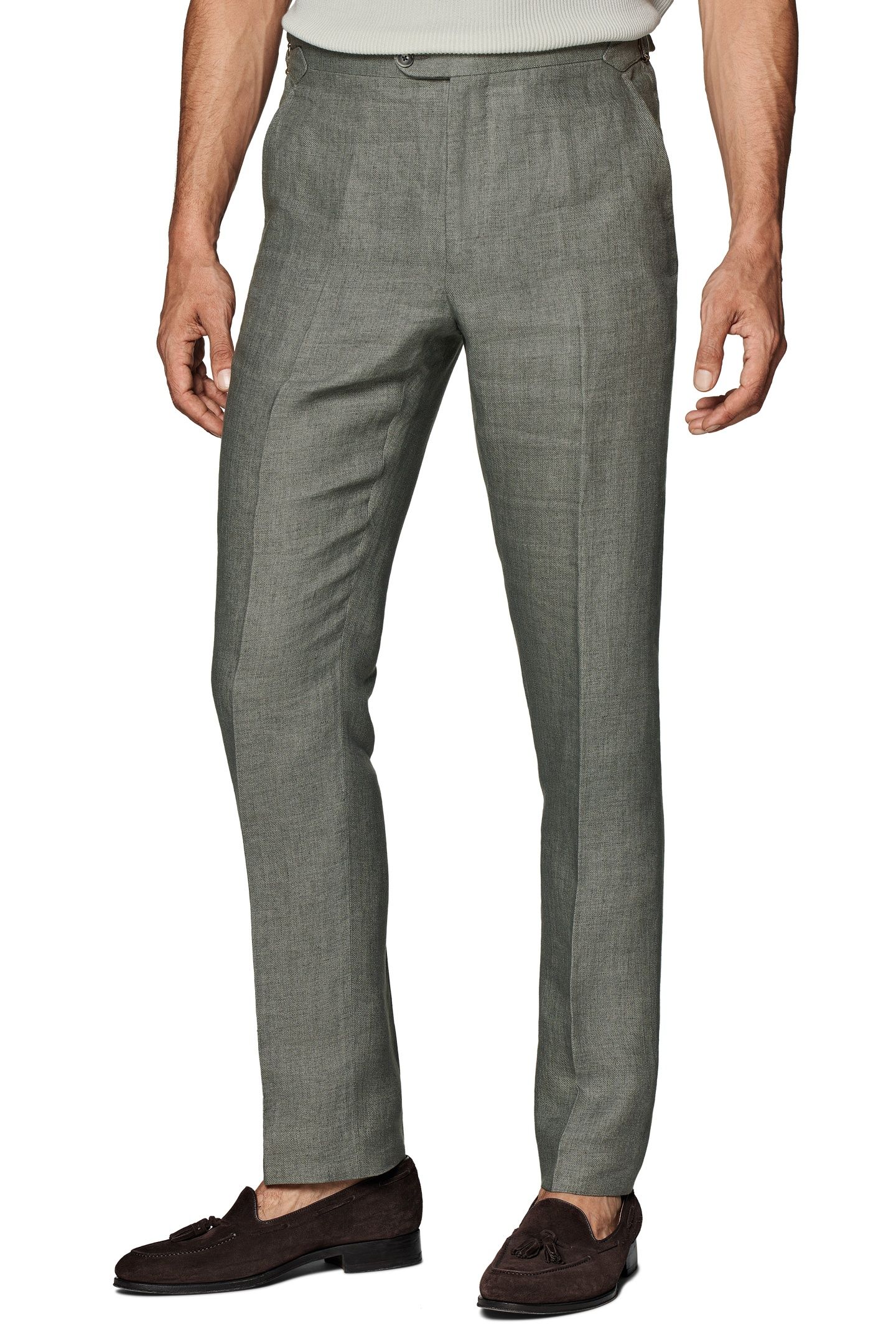 SOHO-MID-GREEN SEPARATE SUIT TROUSERS MID GREEN 3