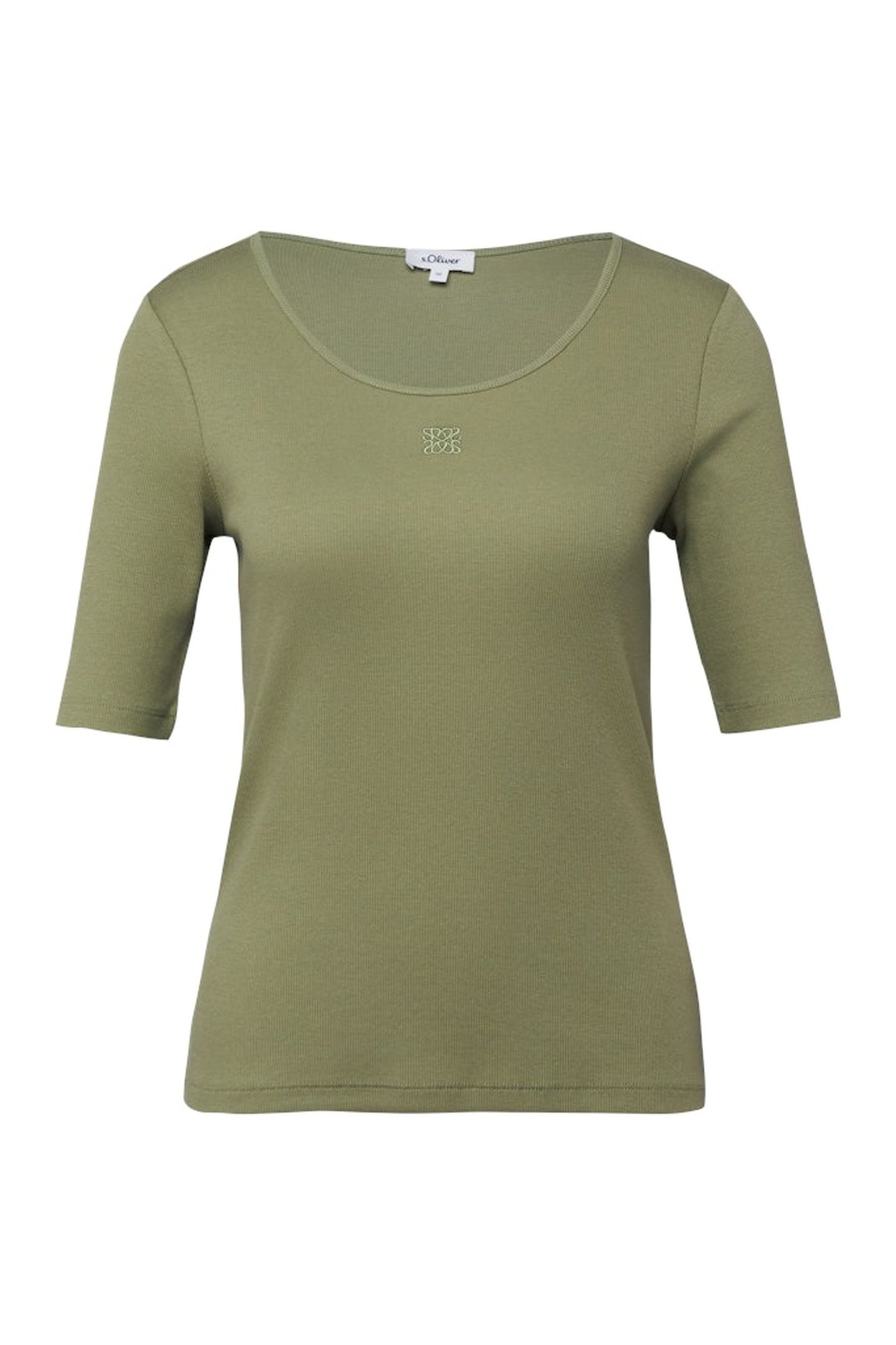 S.OLIVER T-SHIRTS ARMY GREEN 8