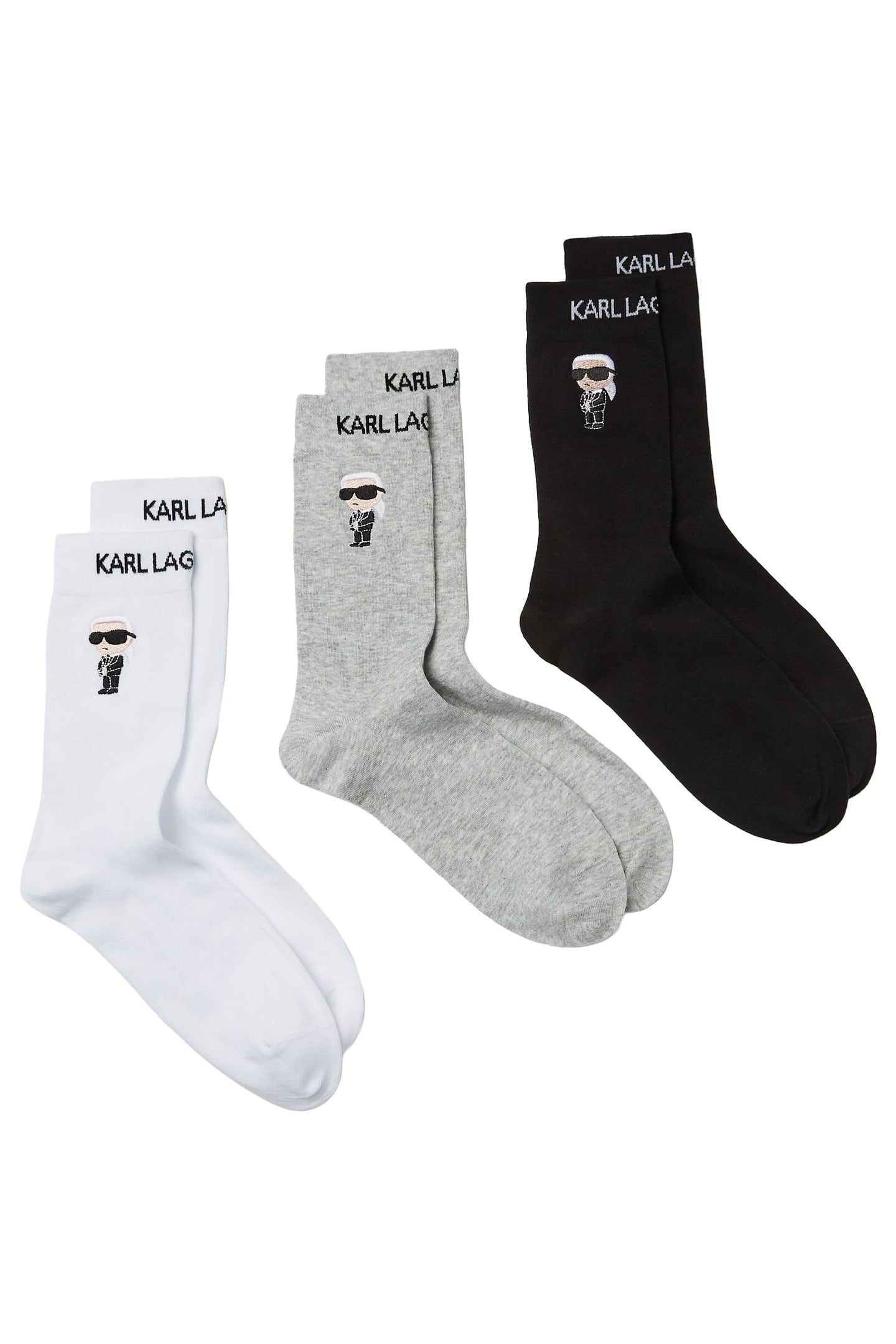 K/IKONIK 2.0 SOCKS 3 PACK BLACK/WHITE/GREY 2