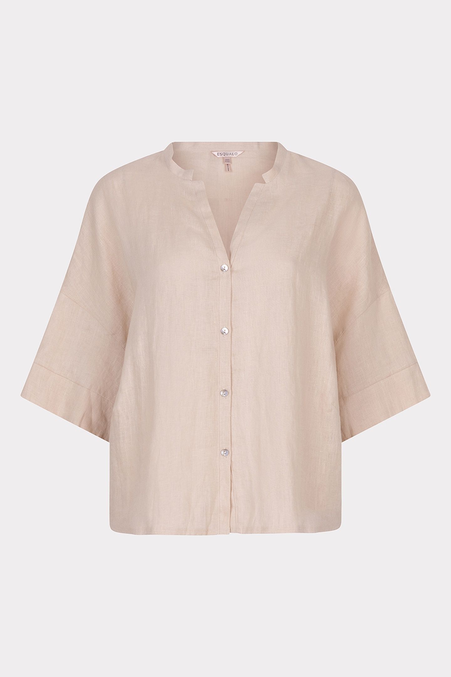 BLOUSE OVERSIZED LINEN SAND 4
