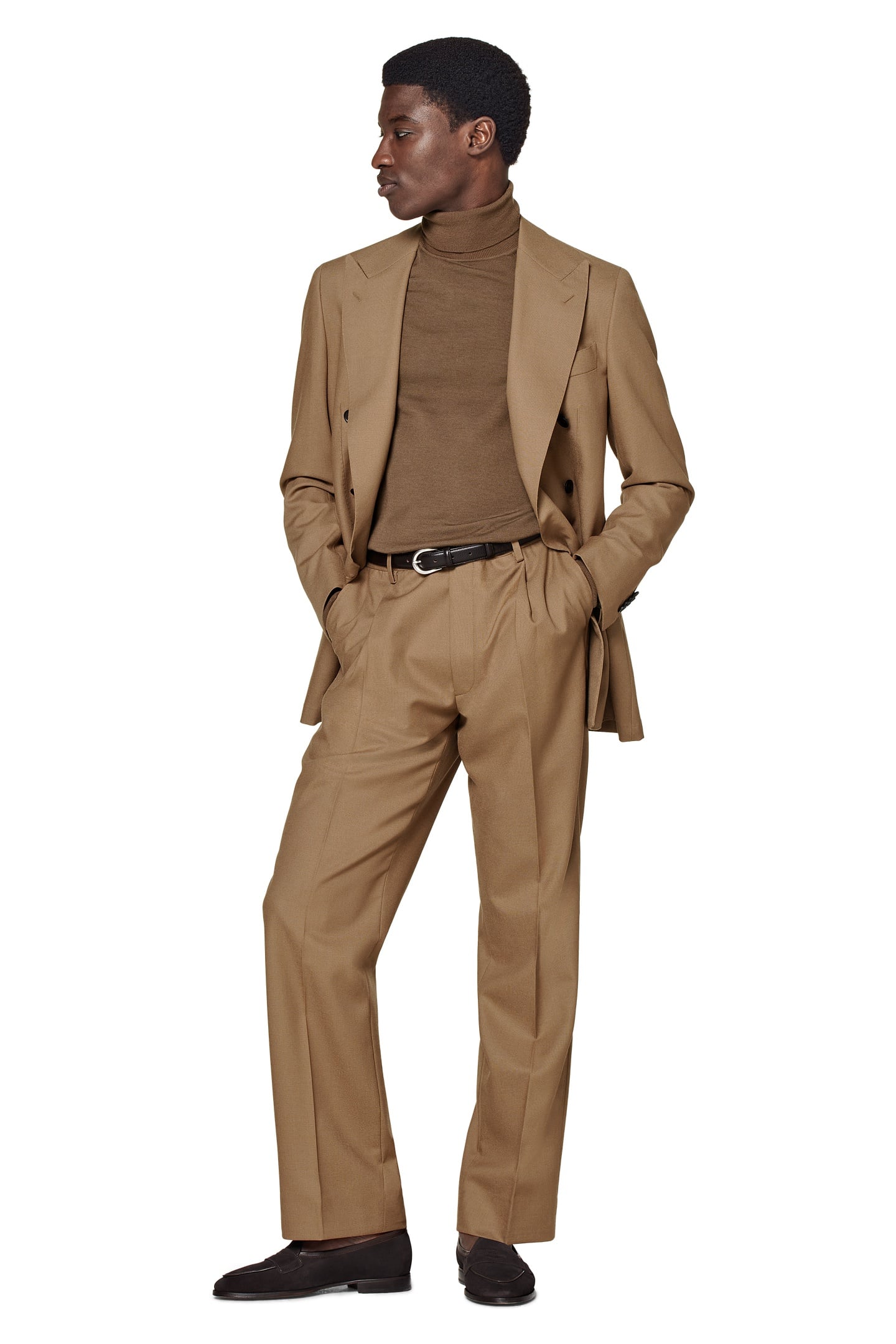 SUIT-MID BROWN NESTED SUITS MID BROWN 2