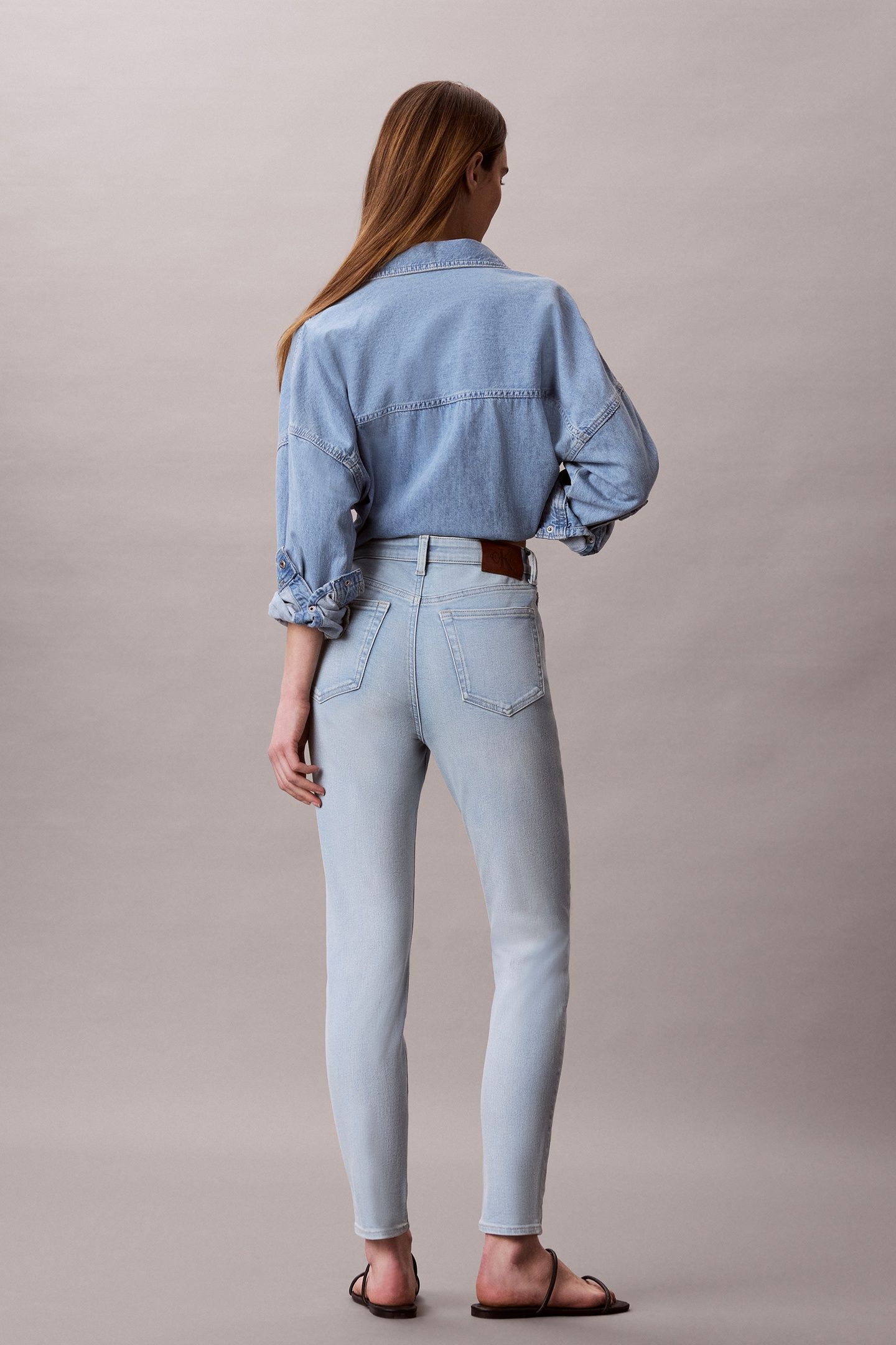 HIGH RISE SKINNY LIGHT OPAL 3