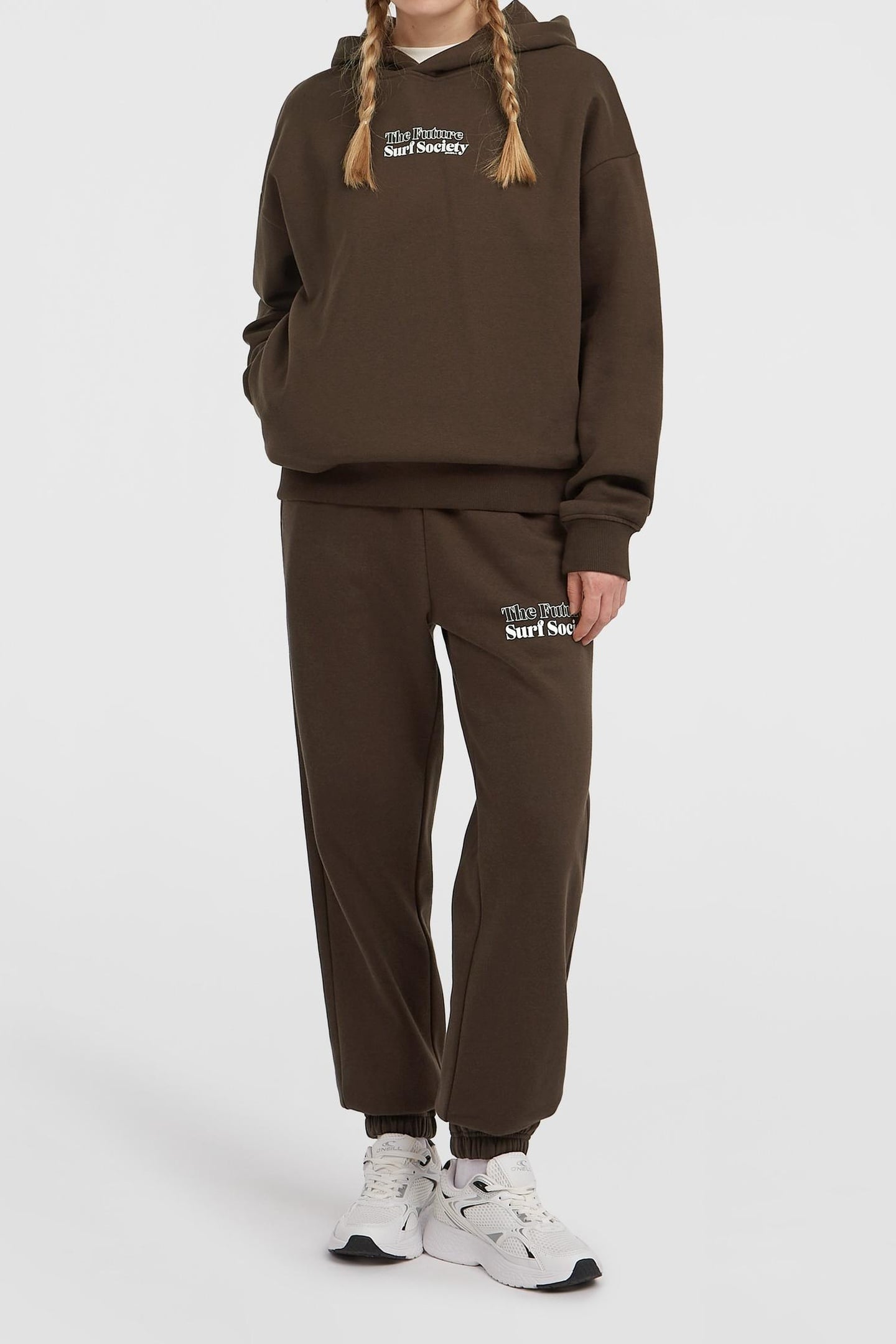 THE FUTURE SURF SOCIETY HOODIE COFFEE BEAN 2