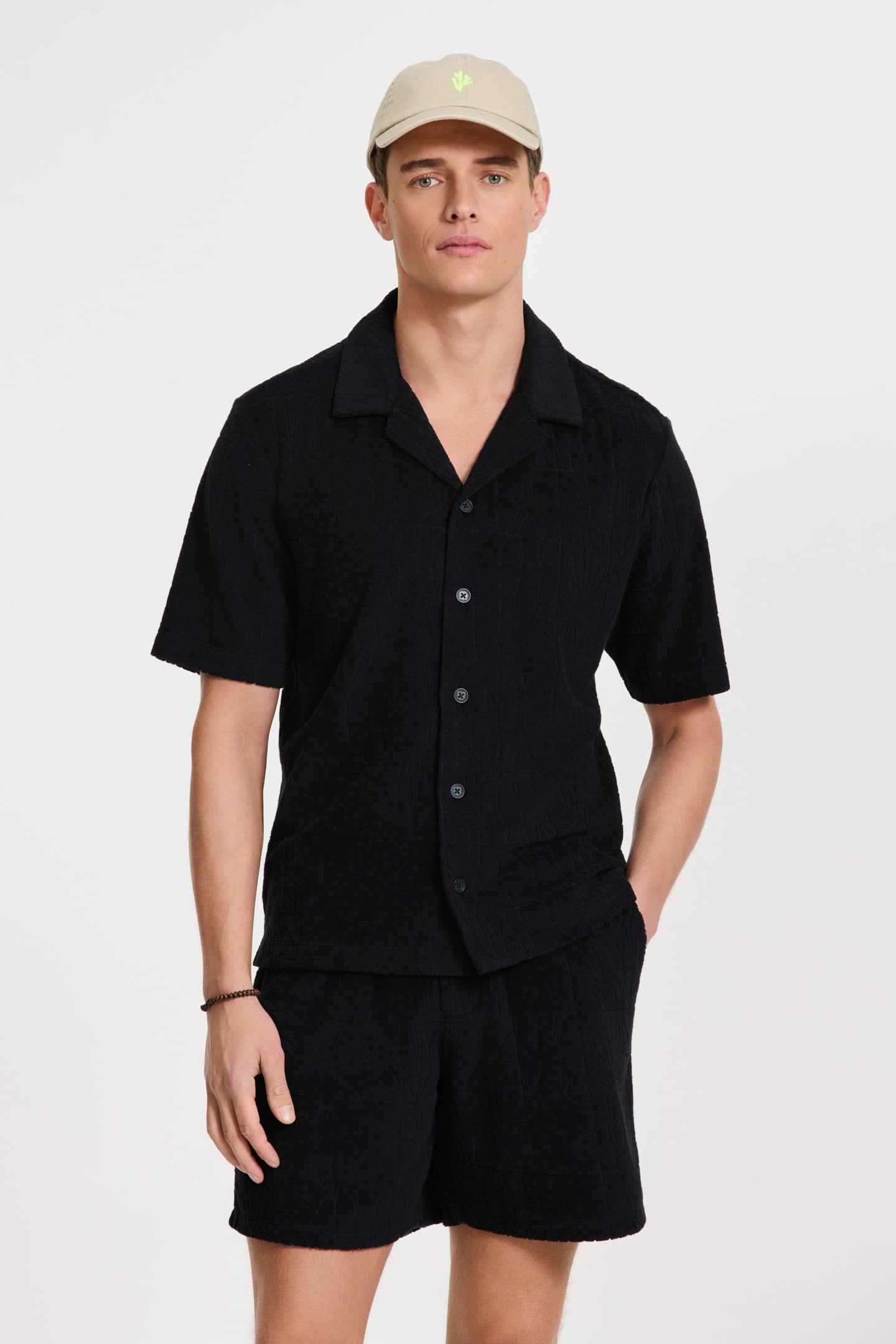 TONY TOWELING SHORTS GEO SUN BLACK GEO SUN 3