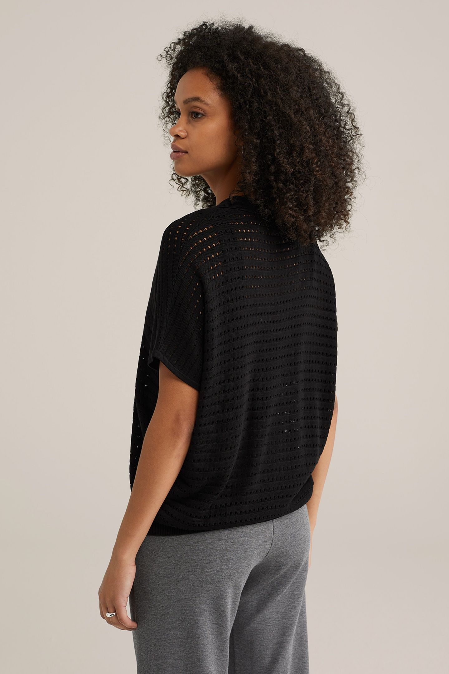 KNITTED PULLOVER BLACK 2