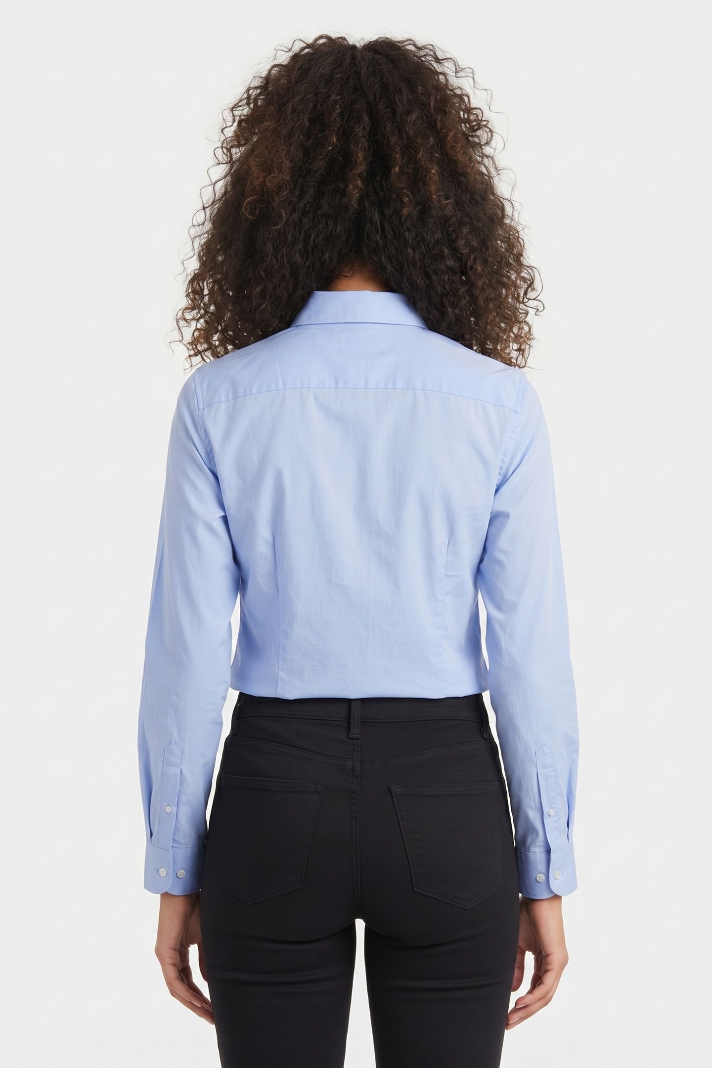 FLEX POPLIN CUSTOM SHIRT LIGHT BLUE 2