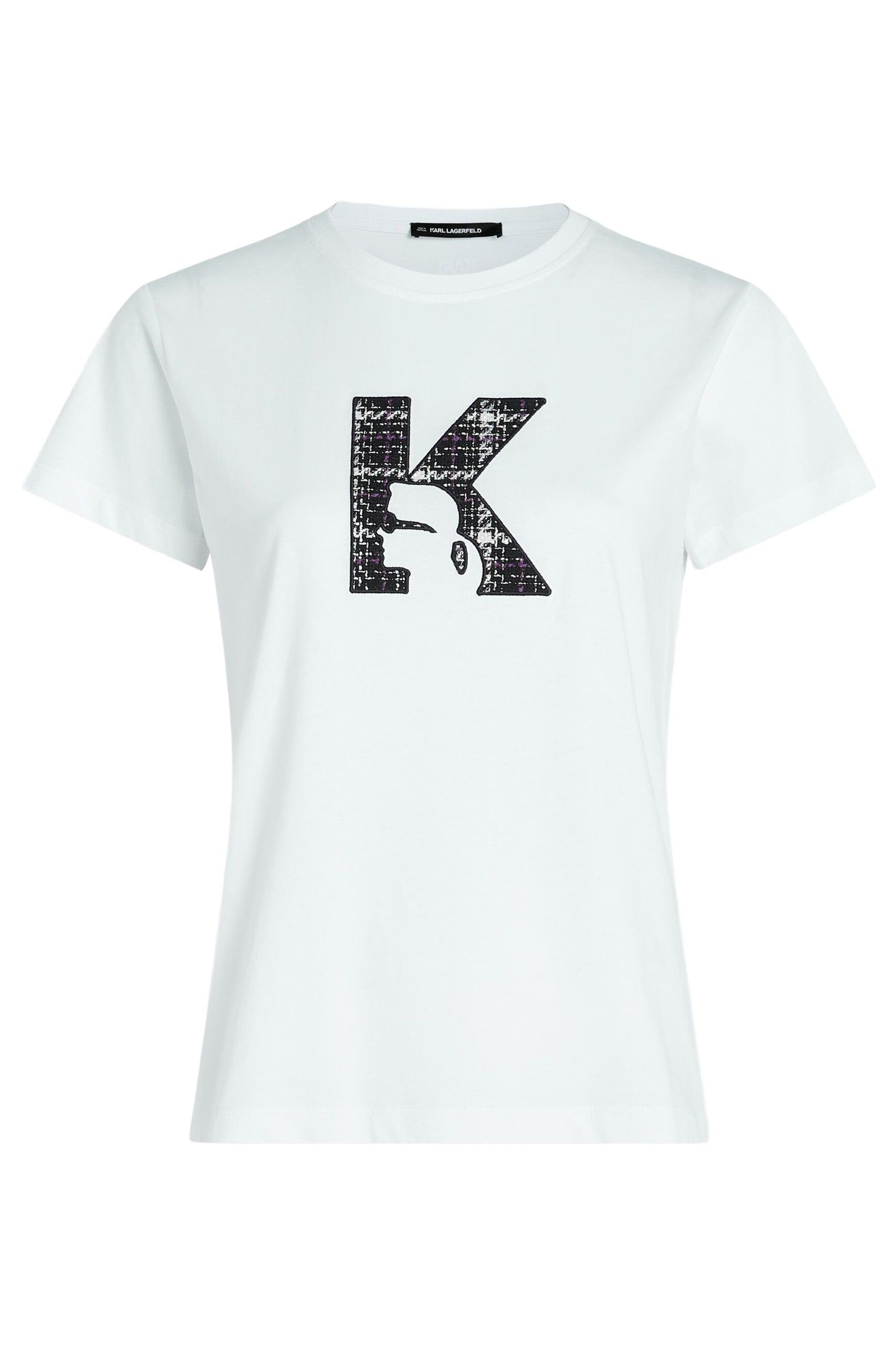 K BOUCLE T-SHIRT WHITE 1
