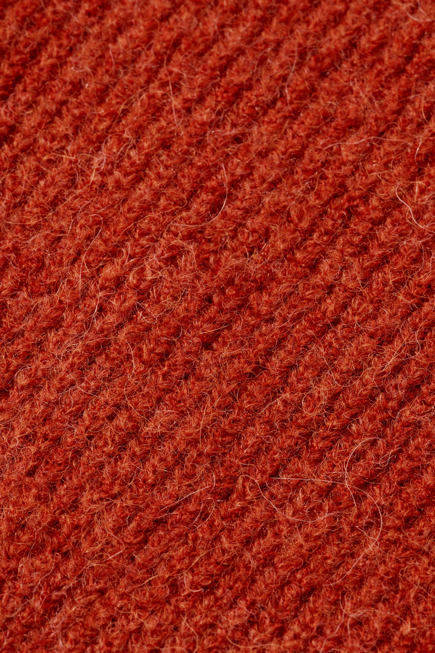 FUZZY RELAXED CARDIGAN KETCHUP 6