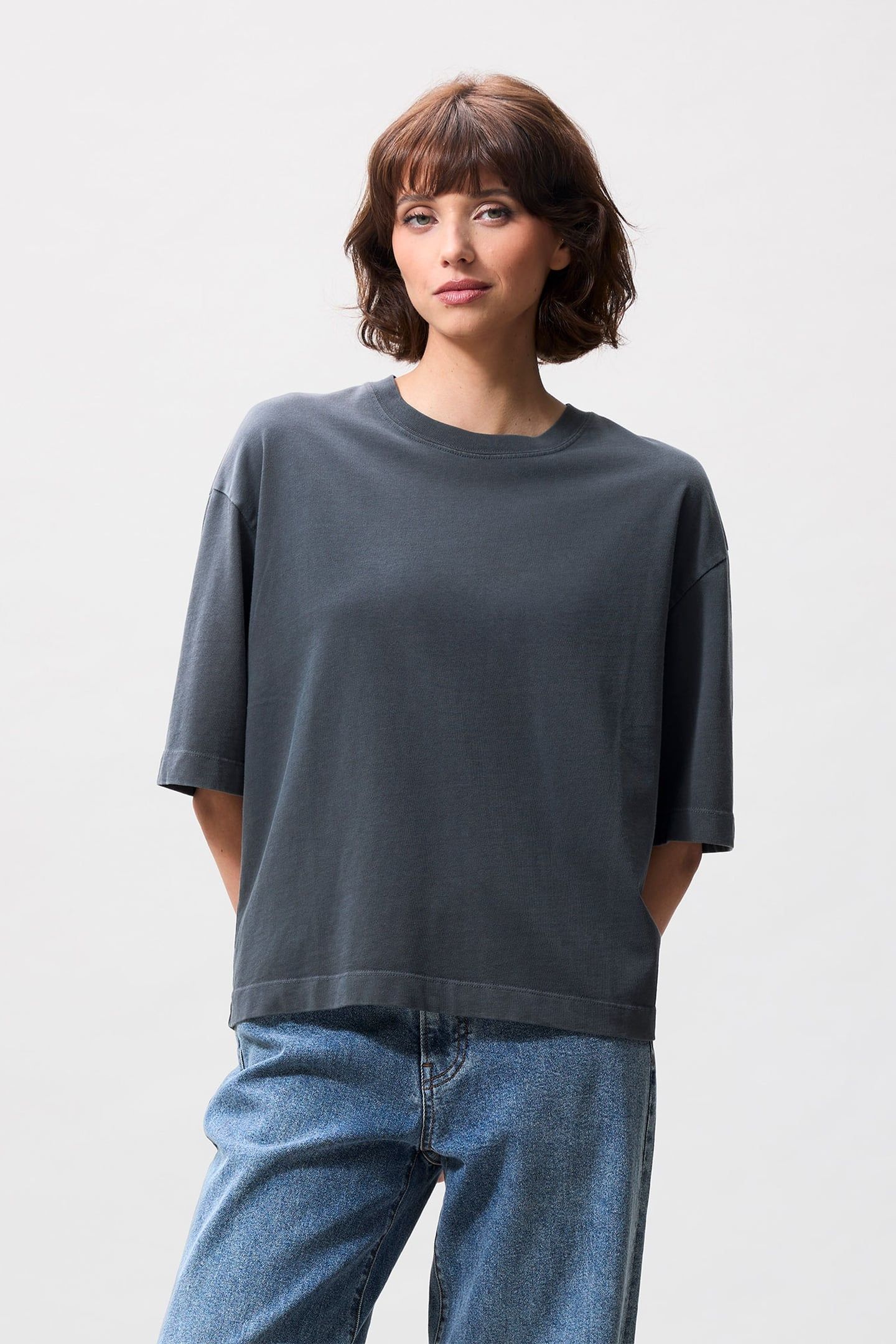 LOOSE FIT TSHIRT CARBON 1