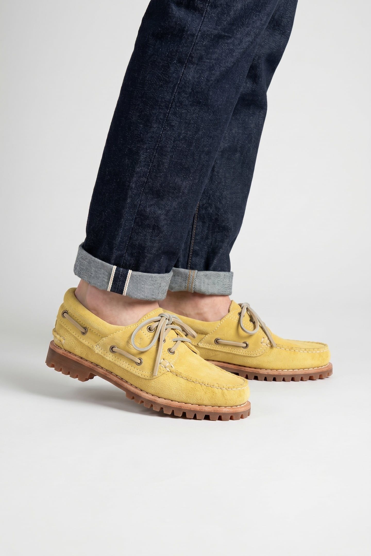 BOAT SHOE MEDIUM YELLOW 3